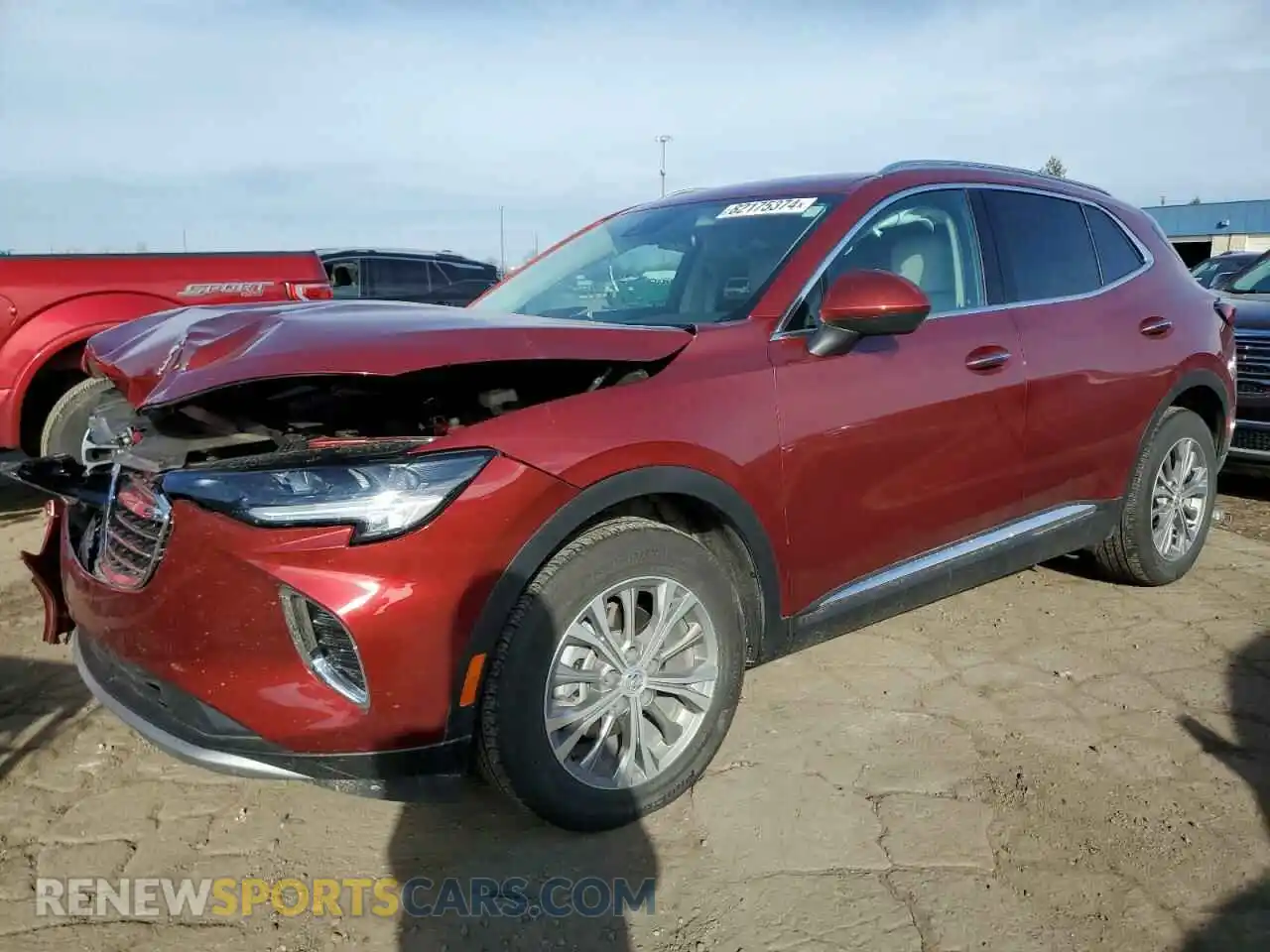 1 Photograph of a damaged car LRBFZMR43PD200207 BUICK ENVISION 2023