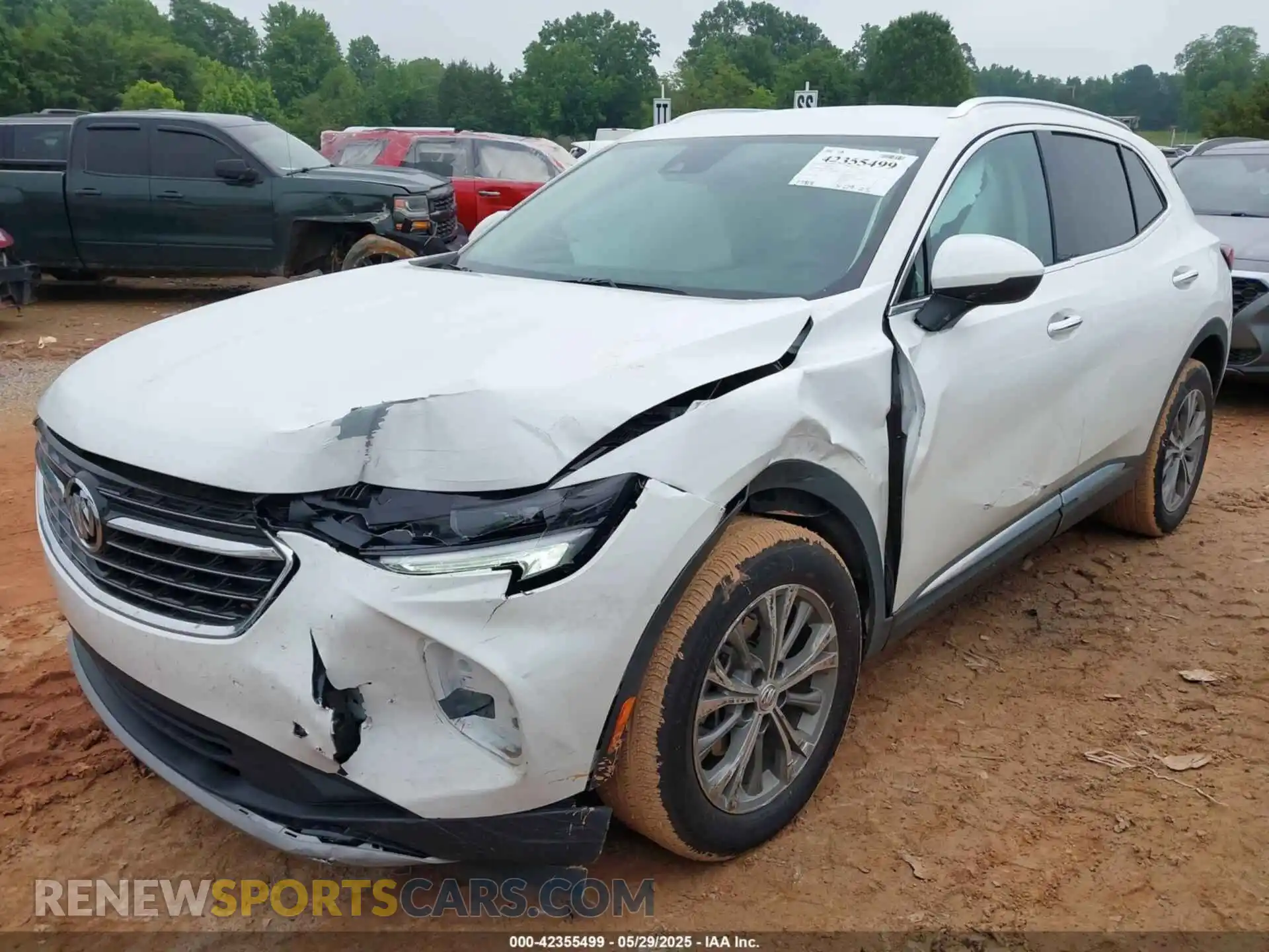 2 Фотография поврежденного автомобиля LRBFZMR44PD235323 BUICK ENVISION 2023