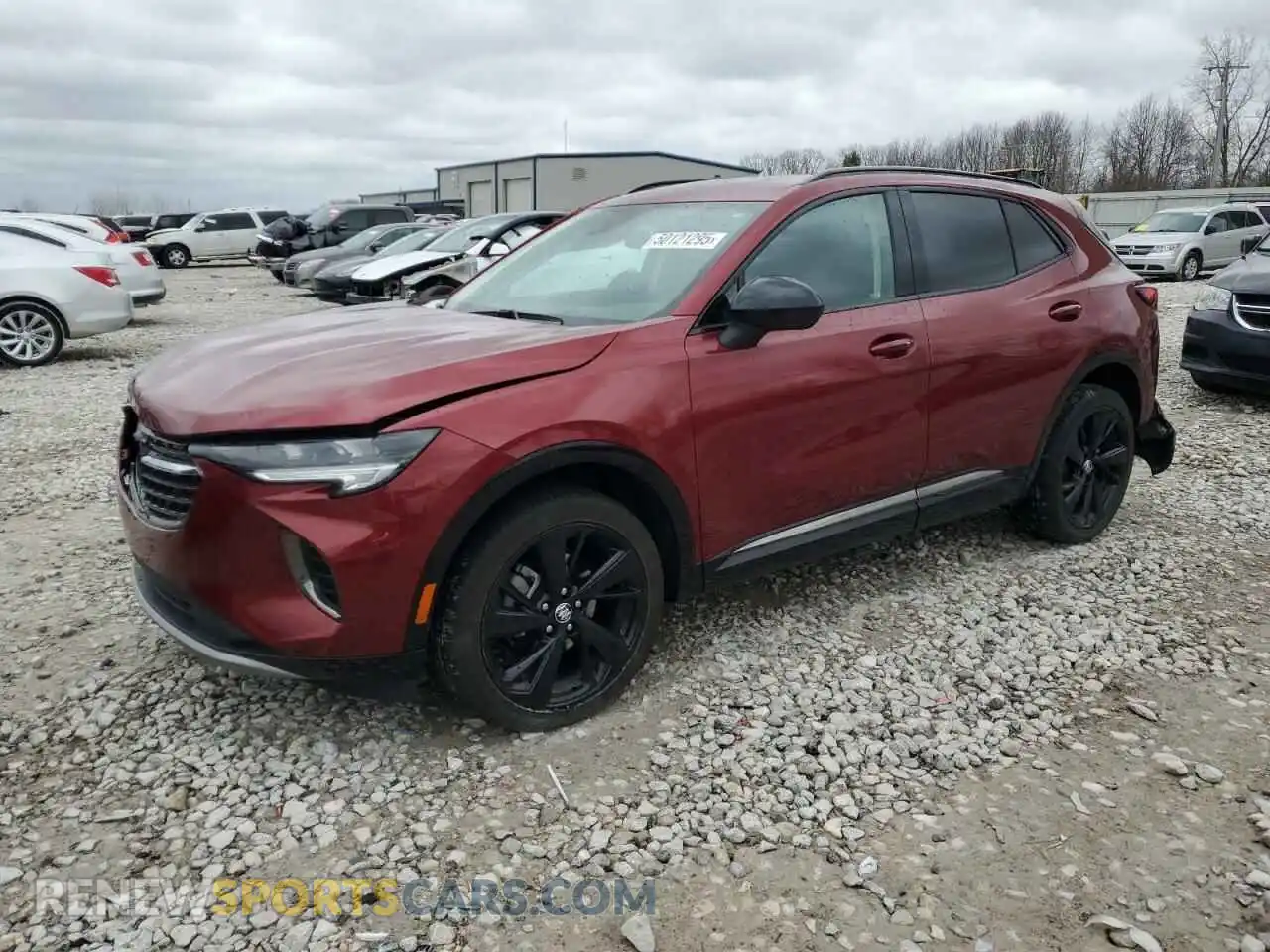 1 Photograph of a damaged car LRBFZMR47PD021734 BUICK ENVISION 2023
