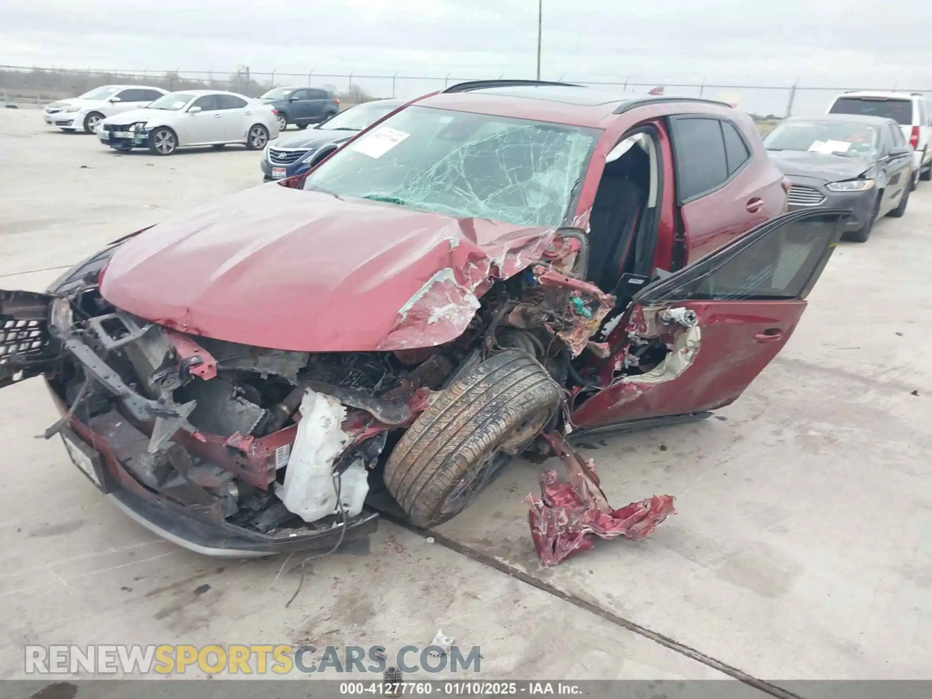 2 Photograph of a damaged car LRBFZNR40PD146158 BUICK ENVISION 2023