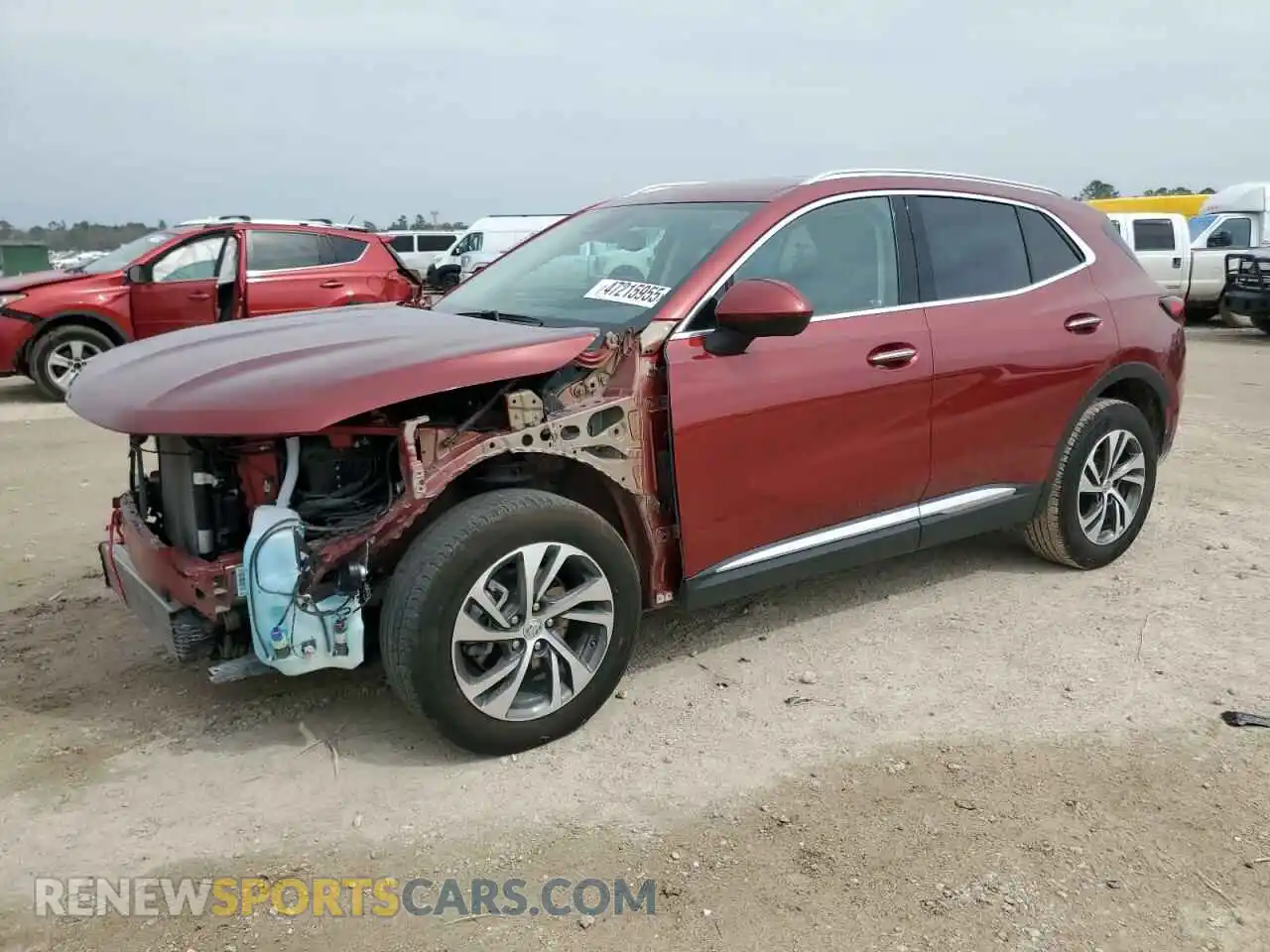 1 Photograph of a damaged car LRBFZNR42PD055649 BUICK ENVISION 2023