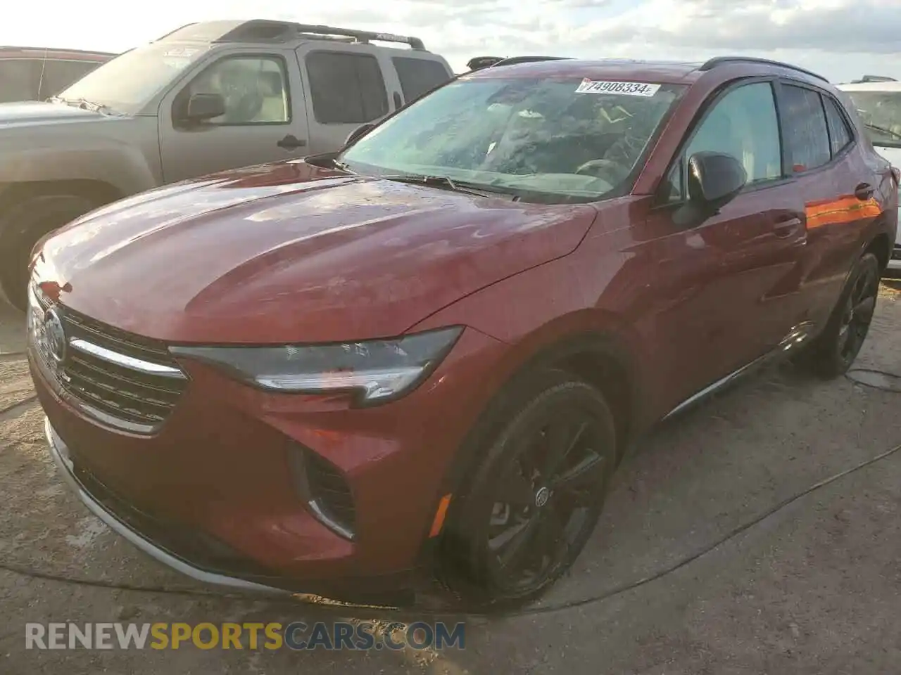 1 Photograph of a damaged car LRBFZNR43PD034843 BUICK ENVISION 2023