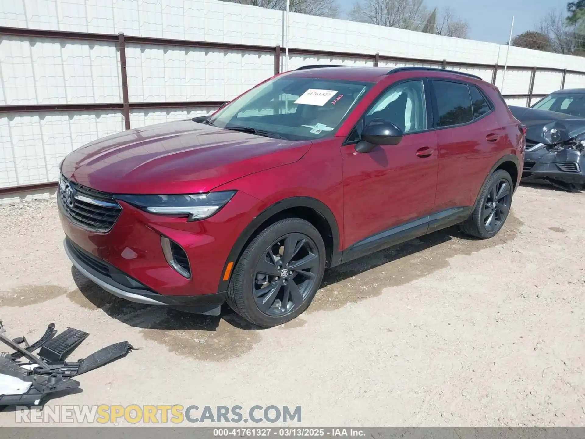 2 Фотография поврежденного автомобиля LRBFZNR49PD019652 BUICK ENVISION 2023