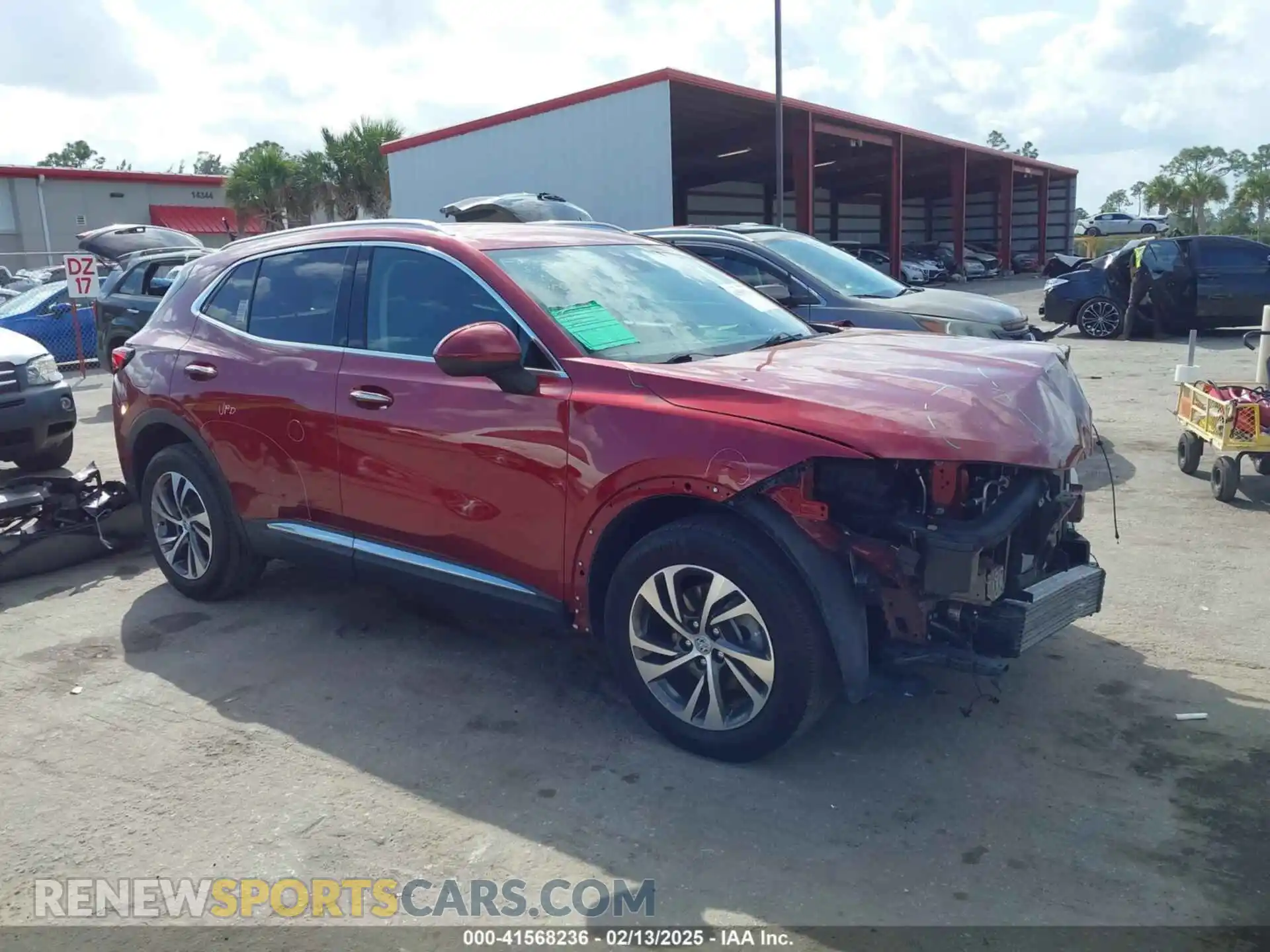 1 Photograph of a damaged car LRBFZNR4XPD026870 BUICK ENVISION 2023