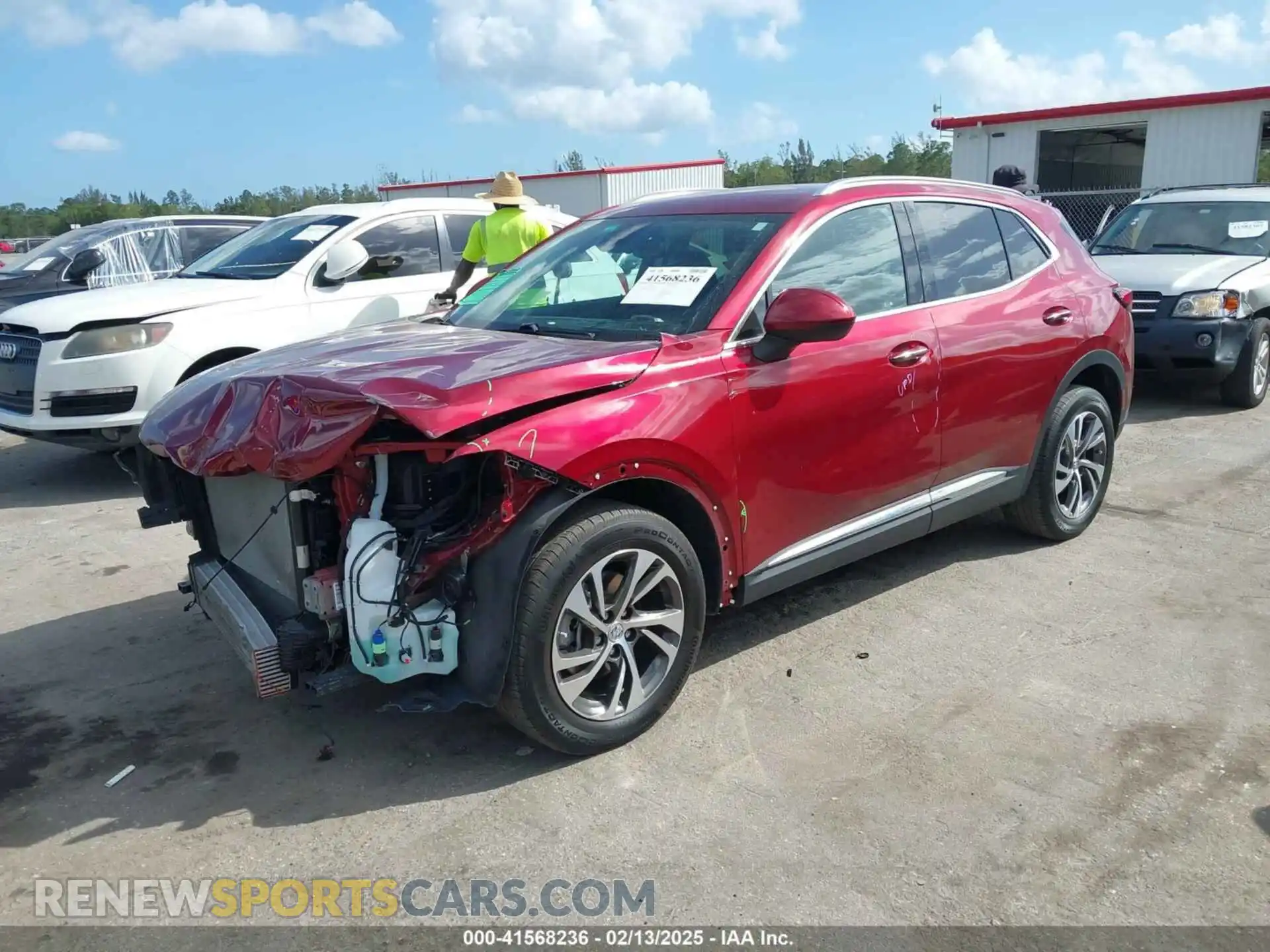 2 Photograph of a damaged car LRBFZNR4XPD026870 BUICK ENVISION 2023