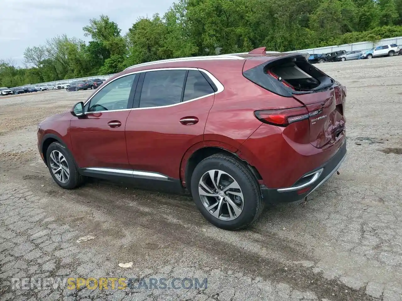 2 Photograph of a damaged car LRBFZPR4XPD216275 BUICK ENVISION 2023