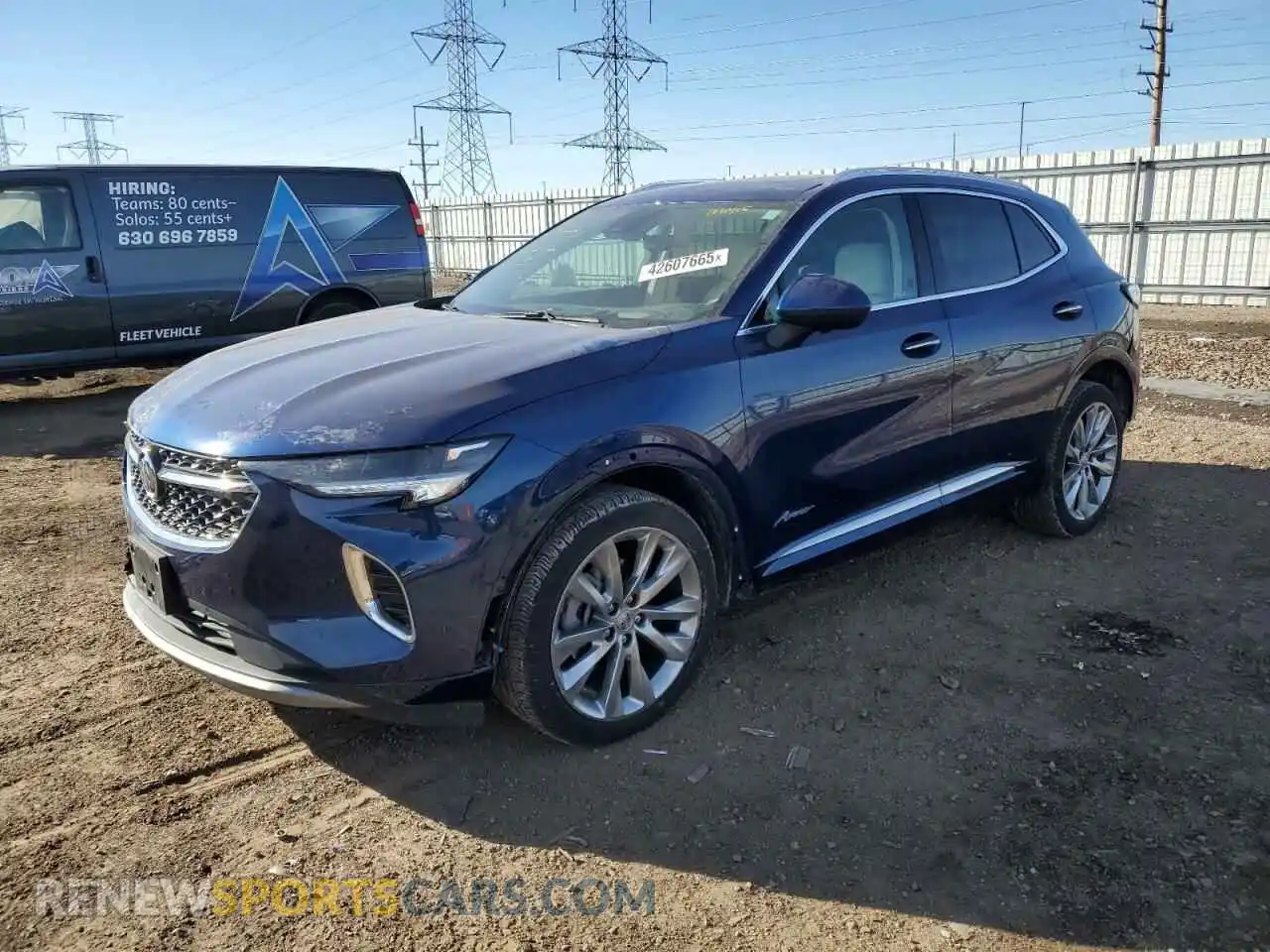 1 Photograph of a damaged car LRBFZSR45PD066871 BUICK ENVISION 2023