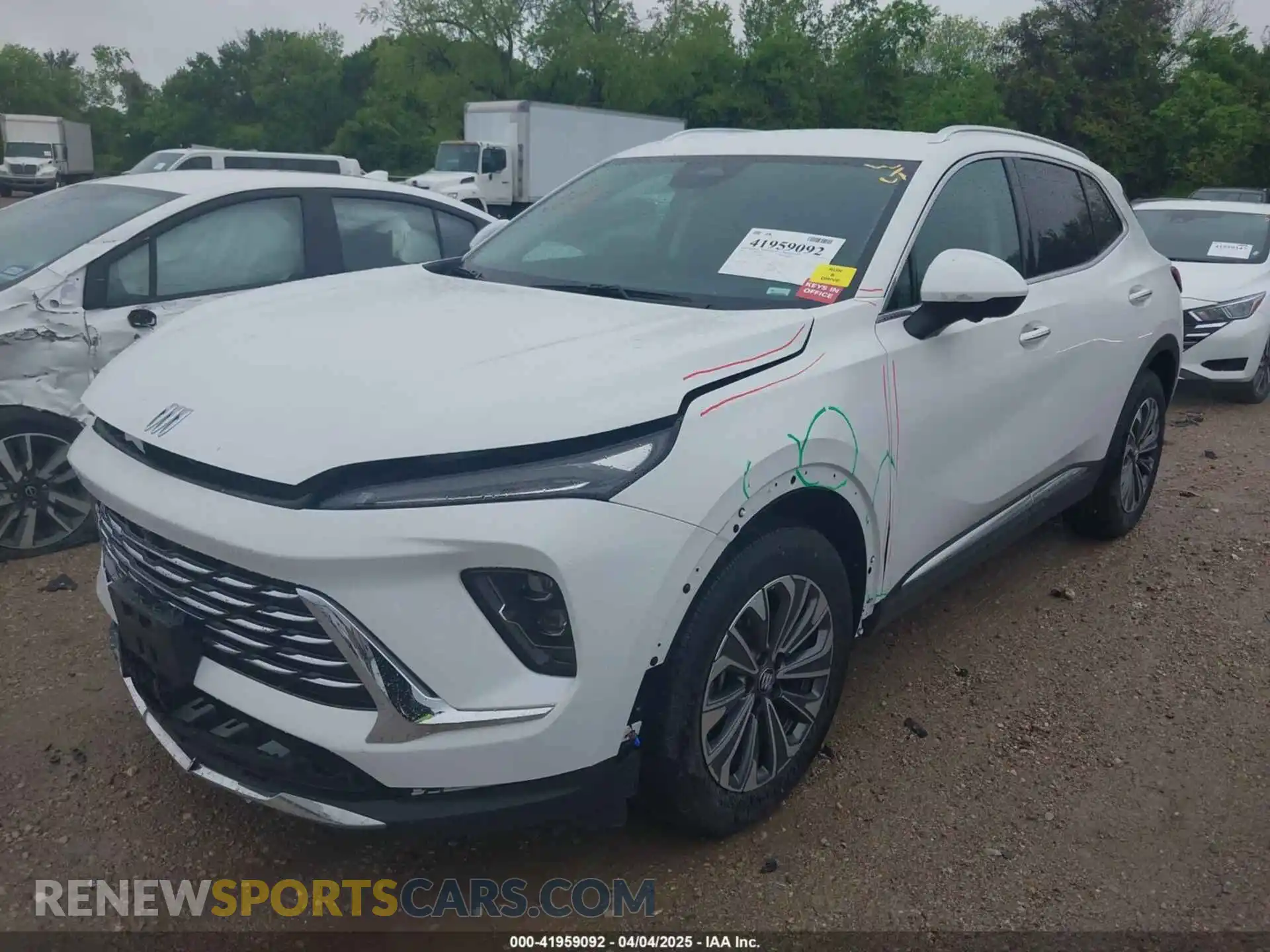 2 Photograph of a damaged car LRBFZME46RD065443 BUICK ENVISION 2024