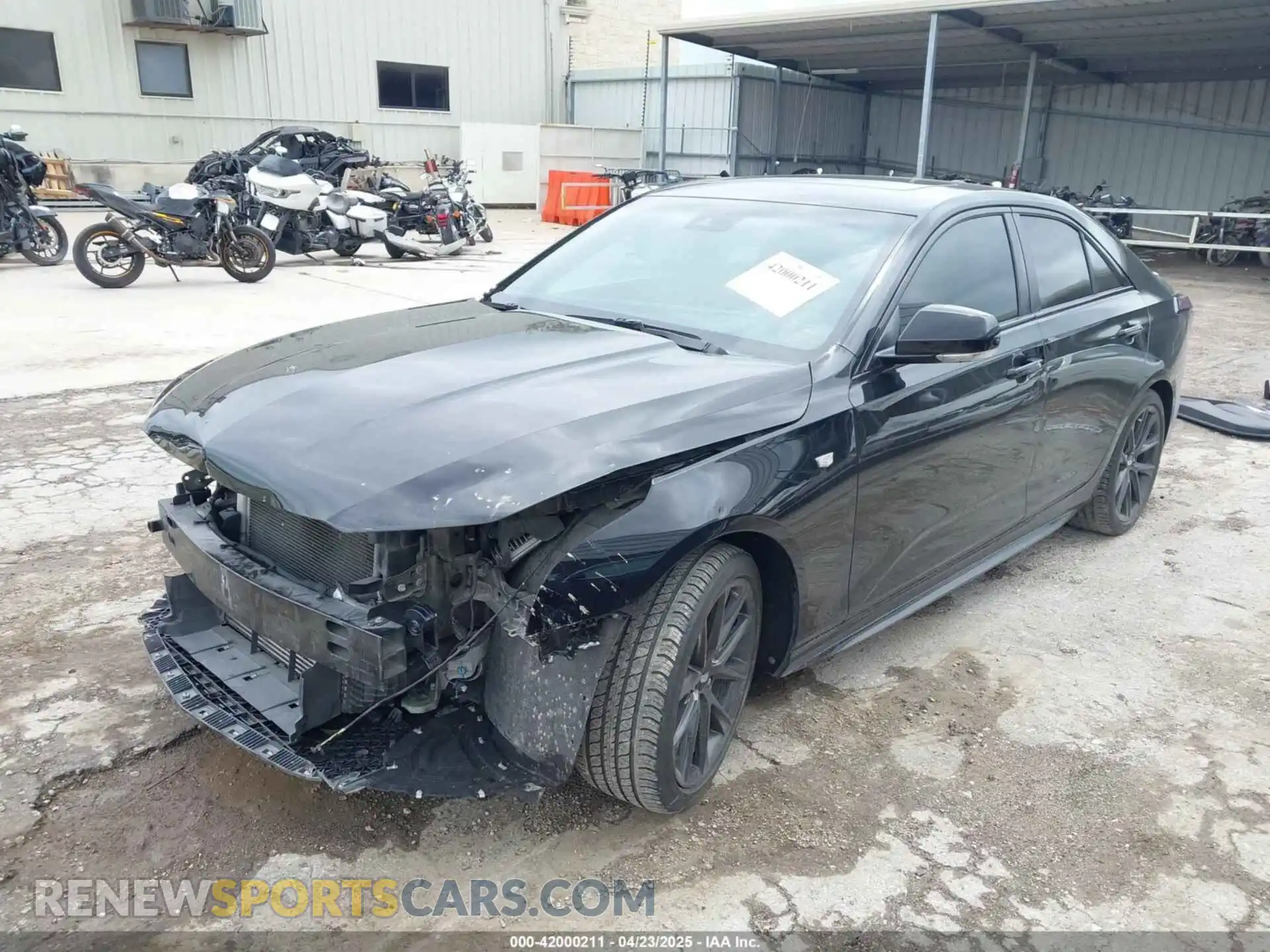2 Photograph of a damaged car 1G6DC5RK5M0134988 CADILLAC CT4 2021