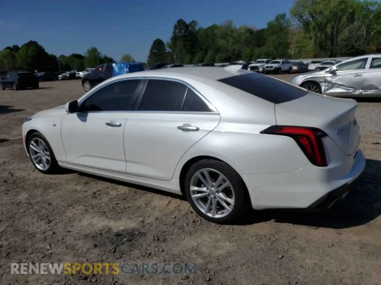 2 Photograph of a damaged car 1G6DJ5RK4M0113586 CADILLAC CT4 2021