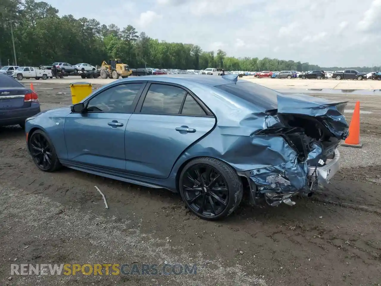 2 Photograph of a damaged car 1G6DC5RK2R0111224 CADILLAC CT4 2024