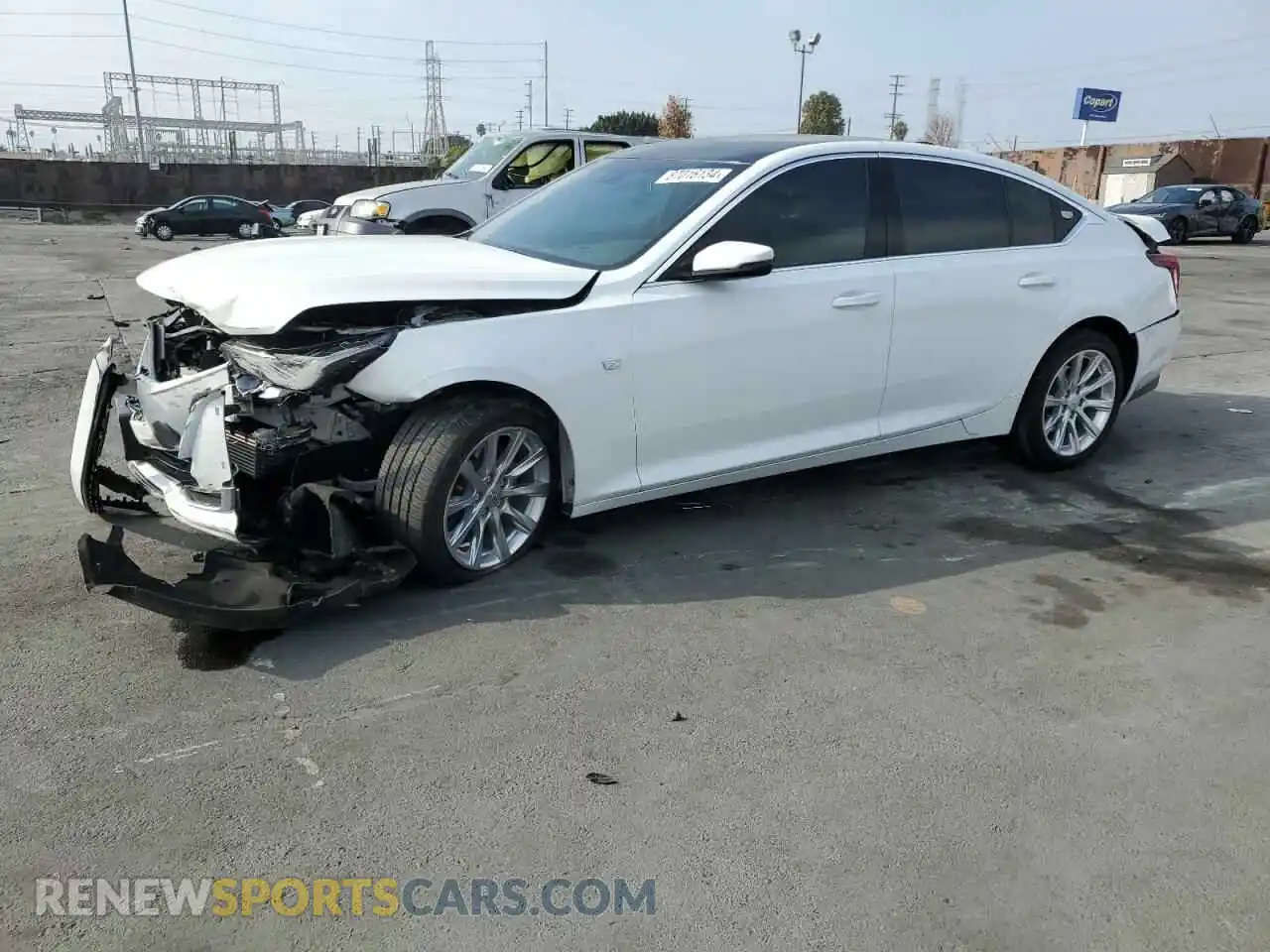 1 Photograph of a damaged car 1G6DM5RK1L0119562 CADILLAC CT5 2020