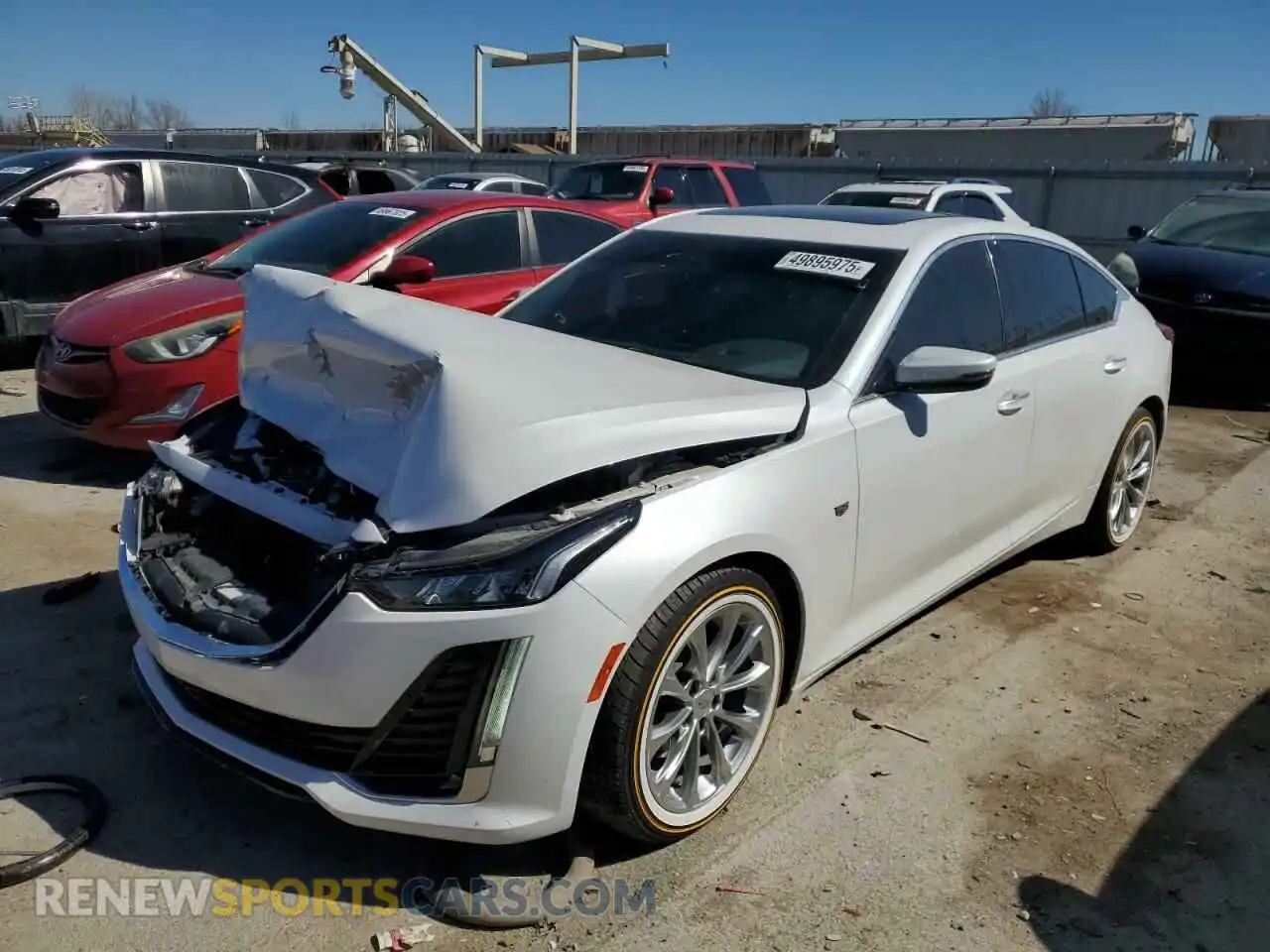 1 Photograph of a damaged car 1G6DN5RK6L0152182 CADILLAC CT5 2020