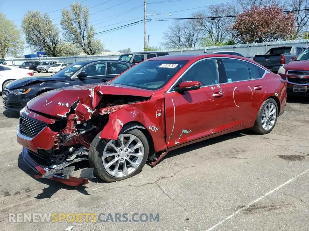 1 Фотография поврежденного автомобиля 1G6DN5RK3M0143571 CADILLAC CT5 2021