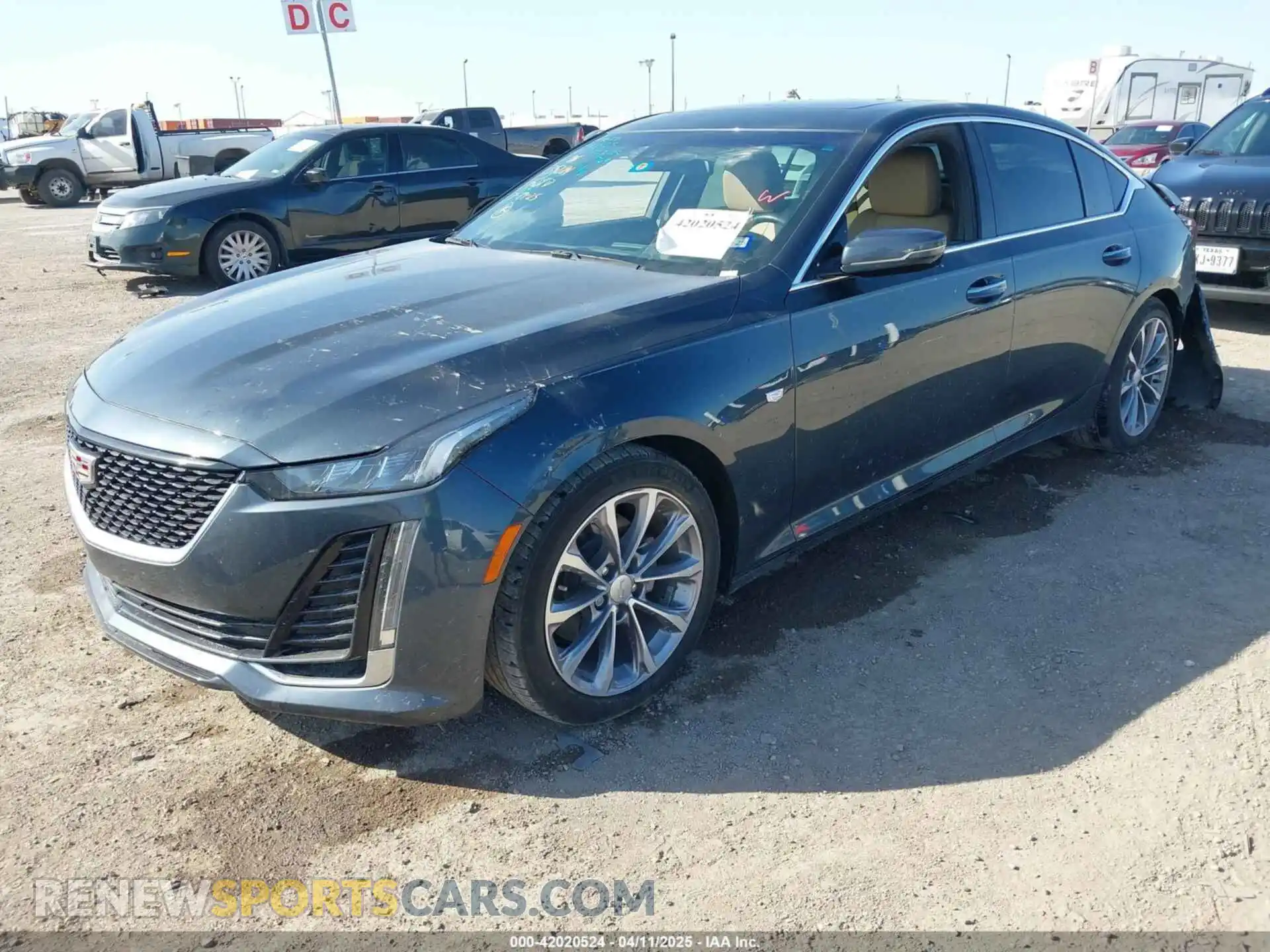 2 Photograph of a damaged car 1G6DN5RK4M0115844 CADILLAC CT5 2021