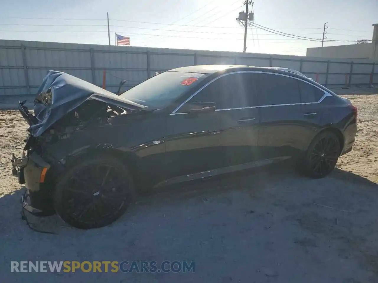 1 Photograph of a damaged car 1G6DN5RWXM0143344 CADILLAC CT5 2021
