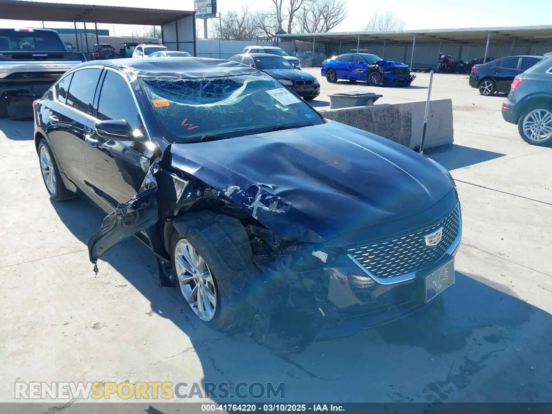 1 Photograph of a damaged car 1G6DT5RW8M0100093 CADILLAC CT5 2021