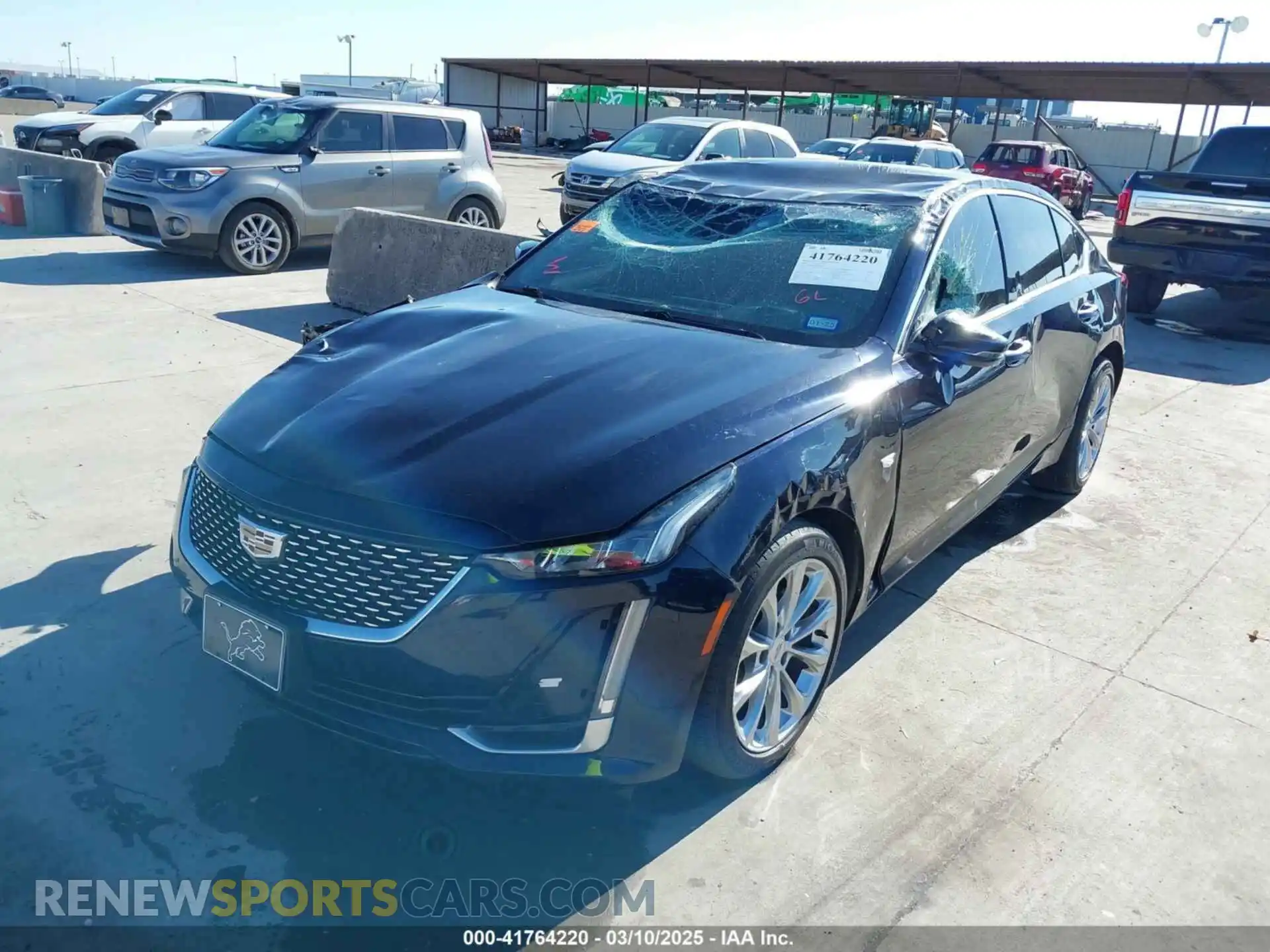 2 Photograph of a damaged car 1G6DT5RW8M0100093 CADILLAC CT5 2021