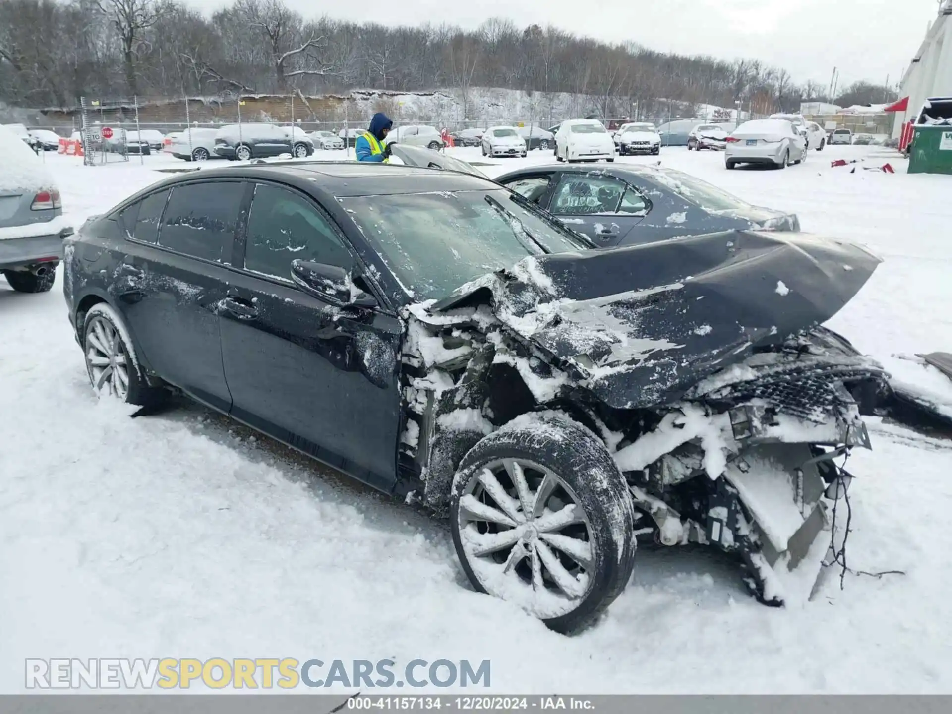 1 Photograph of a damaged car 1G6DU5RK1M0135455 CADILLAC CT5 2021