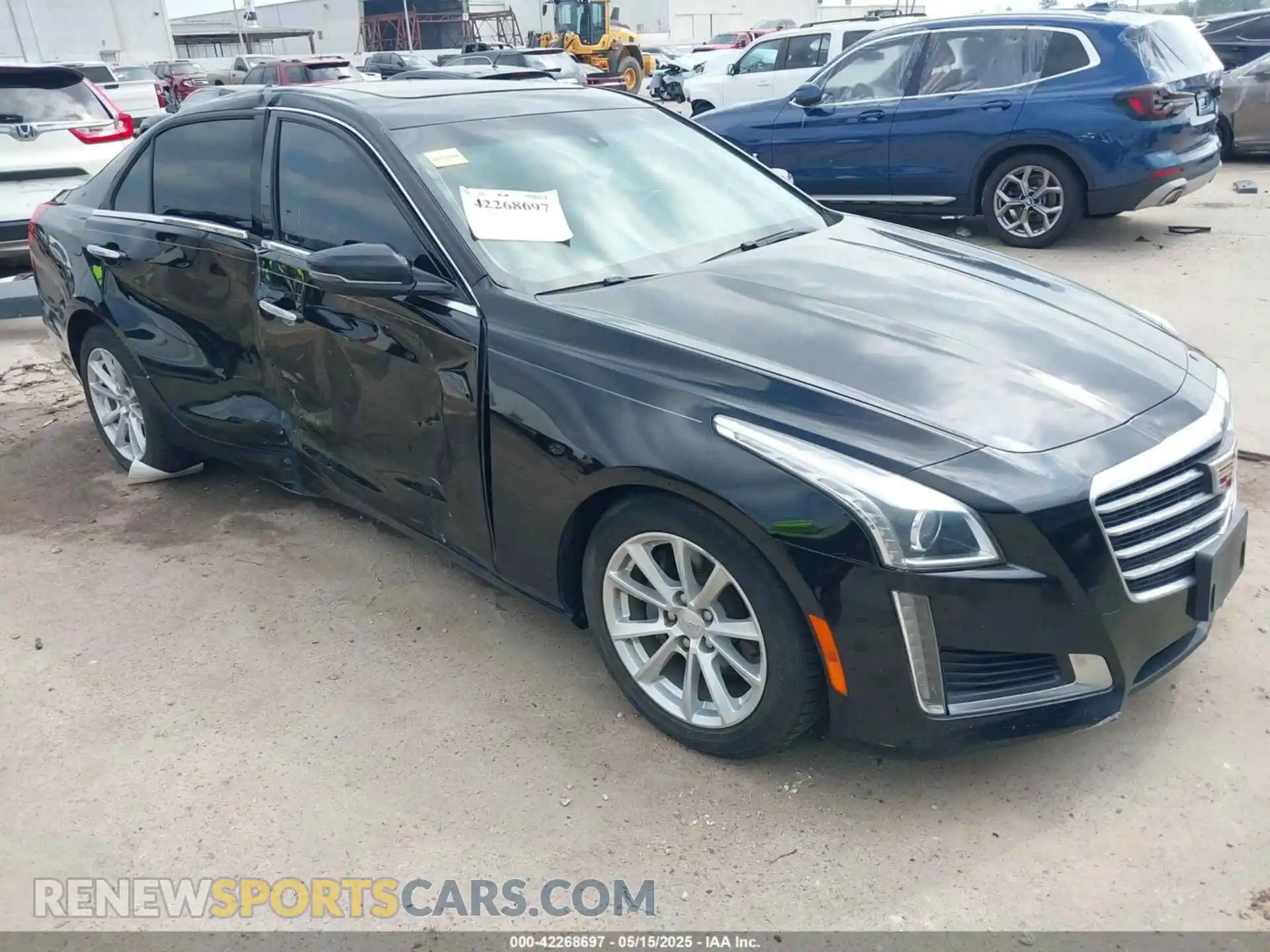 1 Photograph of a damaged car 1G6AP5SX0K0141809 CADILLAC CTS 2019