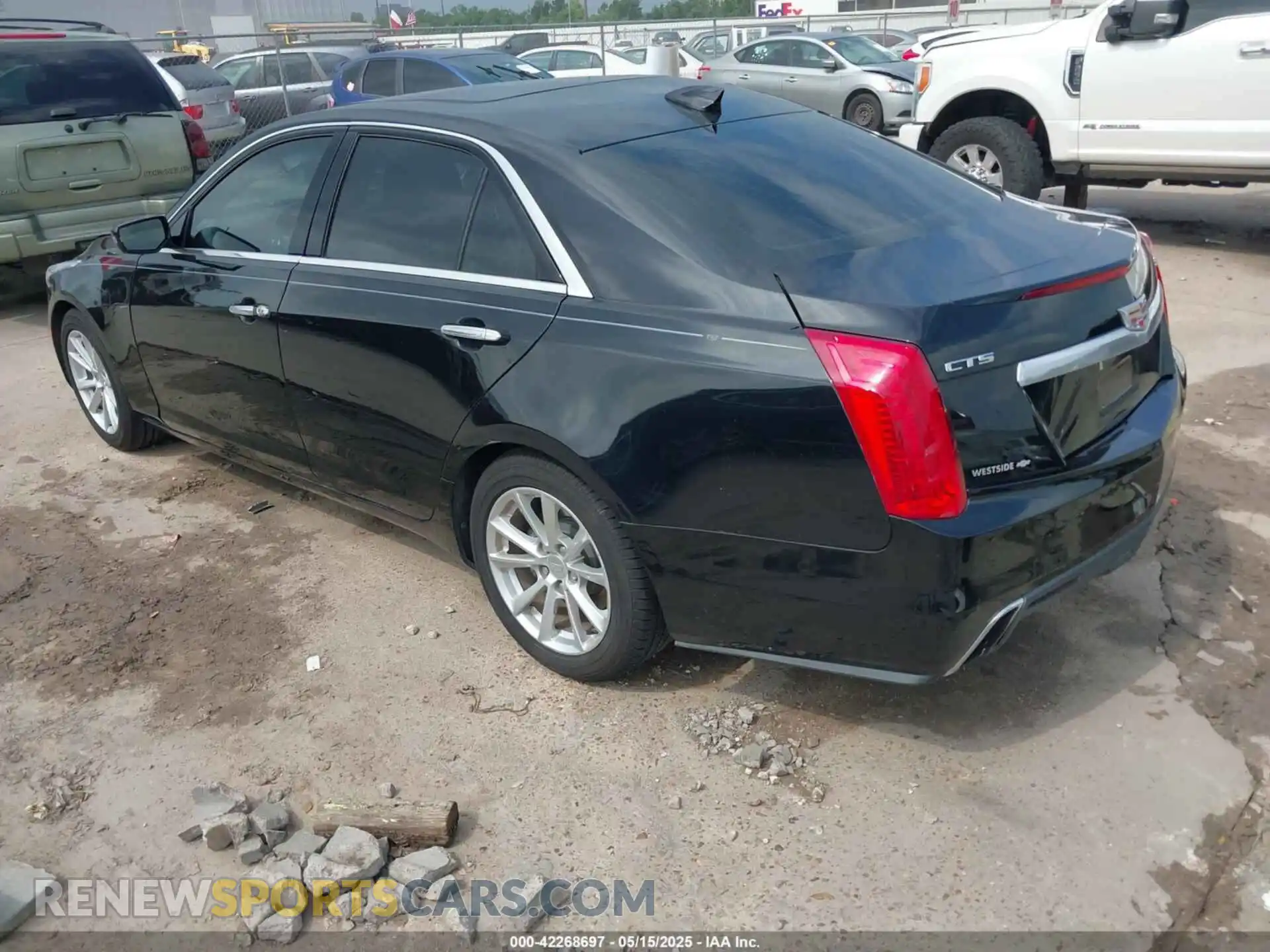 3 Photograph of a damaged car 1G6AP5SX0K0141809 CADILLAC CTS 2019