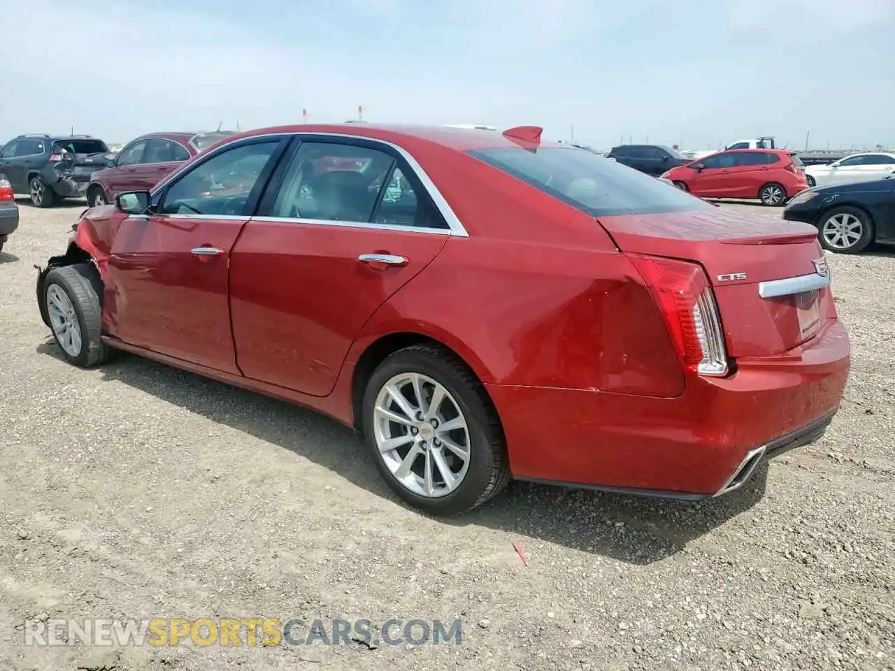 2 Photograph of a damaged car 1G6AP5SXXK0109868 CADILLAC CTS 2019