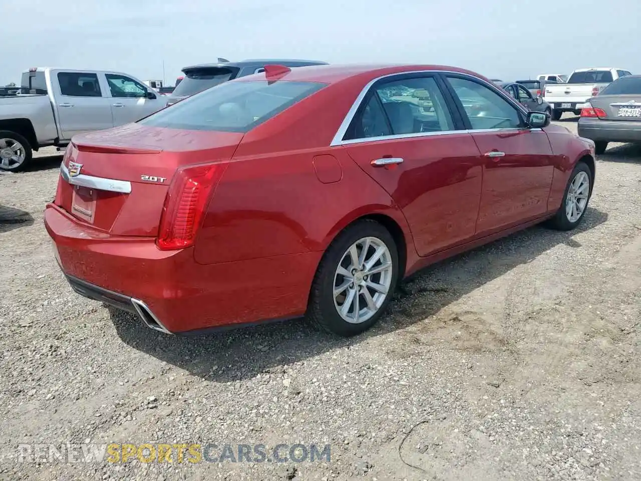 3 Photograph of a damaged car 1G6AP5SXXK0109868 CADILLAC CTS 2019