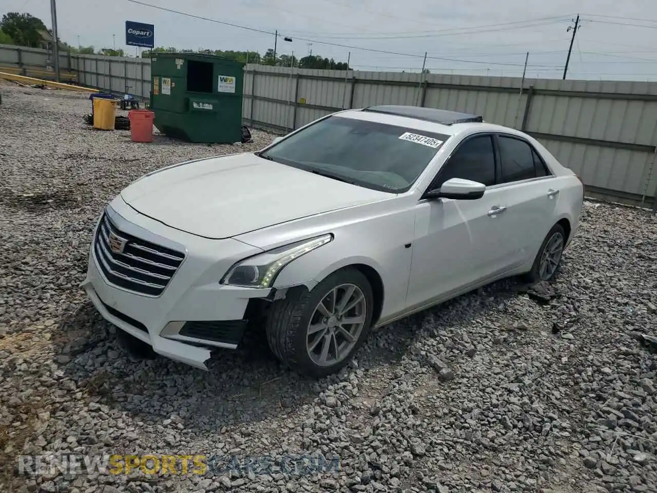 1 Фотография поврежденного автомобиля 1G6AR5SS4K0106432 CADILLAC CTS 2019