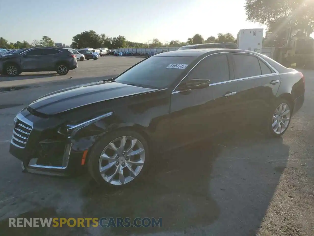 1 Фотография поврежденного автомобиля 1G6AS5SSXK0141755 CADILLAC CTS 2019