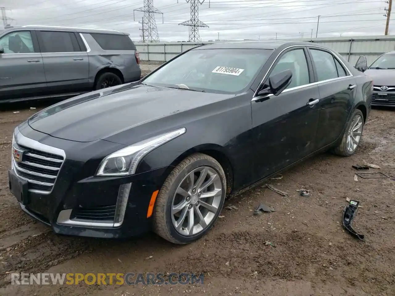 1 fotografías del automóvil dañado 1G6AX5SS8K0148320 CADILLAC CTS 2019