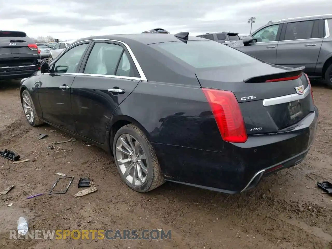 2 fotografías del automóvil dañado 1G6AX5SS8K0148320 CADILLAC CTS 2019