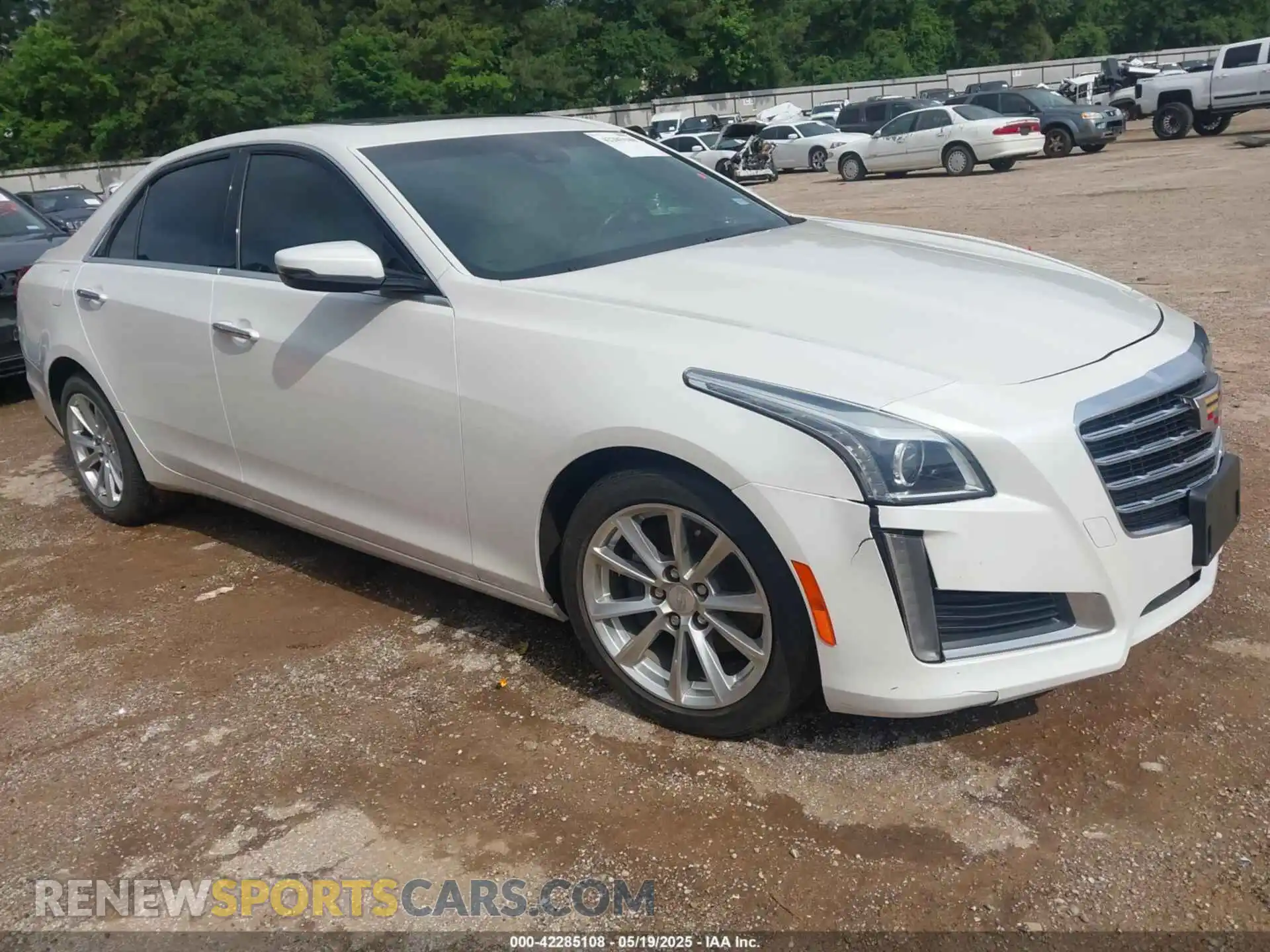 1 Photograph of a damaged car 1G6AX5SSXK0133074 CADILLAC CTS 2019