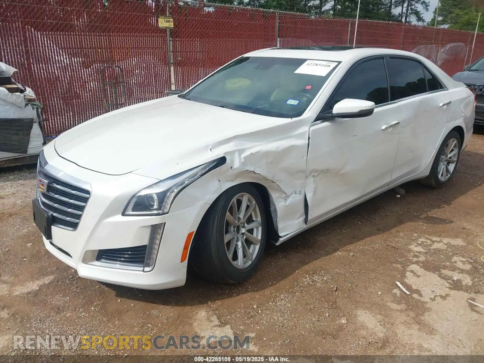 2 Photograph of a damaged car 1G6AX5SSXK0133074 CADILLAC CTS 2019