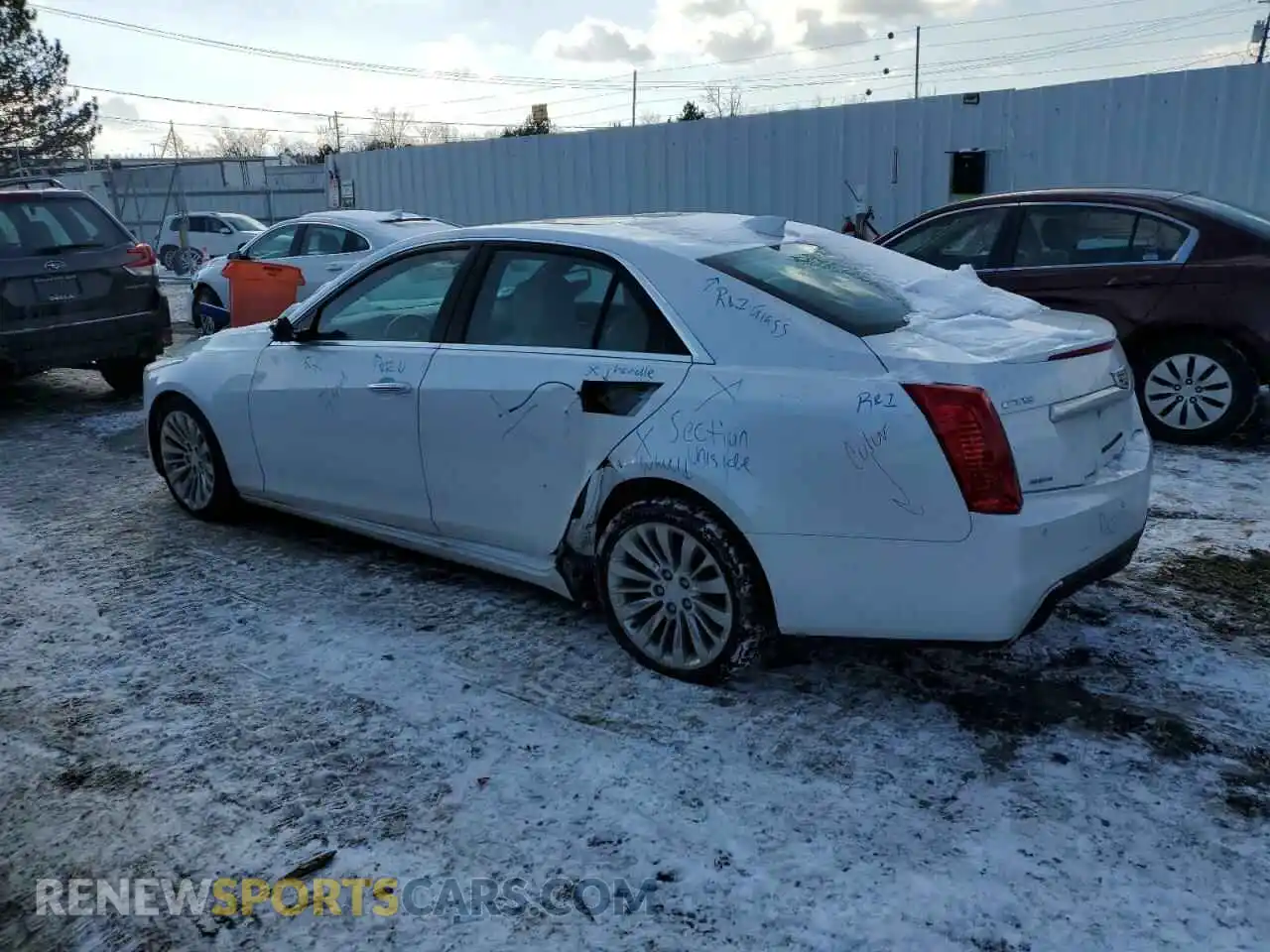 2 Фотография поврежденного автомобиля 1G6AX5SSXK0144981 CADILLAC CTS 2019