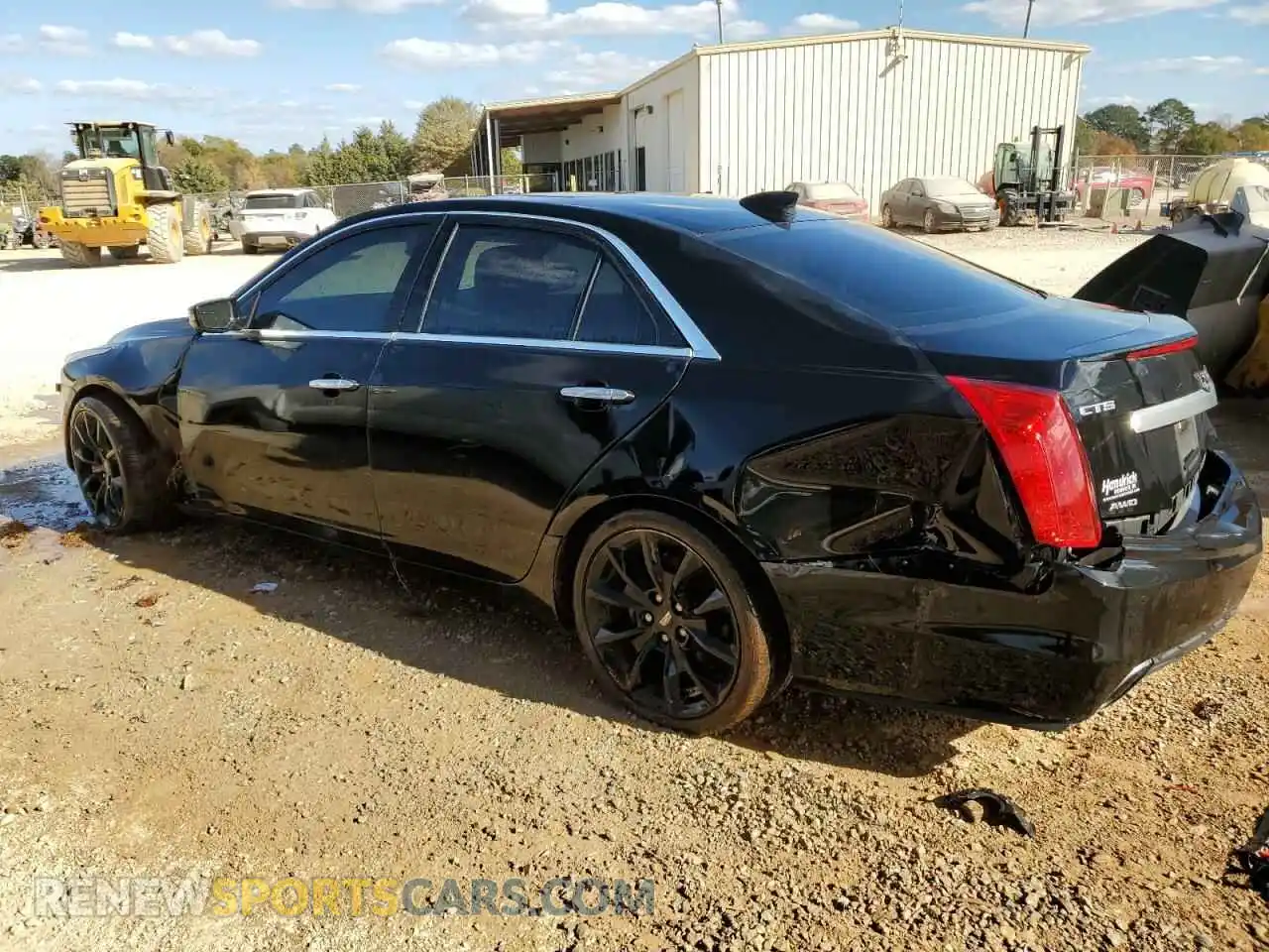 2 fotografías del automóvil dañado 1G6AX5SX6K0139594 CADILLAC CTS 2019