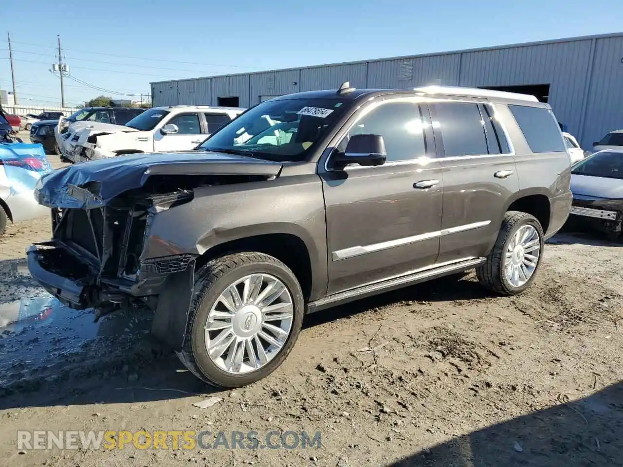 1 Photograph of a damaged car 1GYS3DKJ3LR236830 CADILLAC ESCALADE 2020