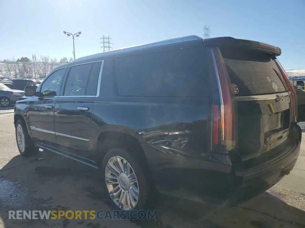 2 fotografías del automóvil dañado 1GYS4KKJ4LR148564 CADILLAC ESCALADE 2020