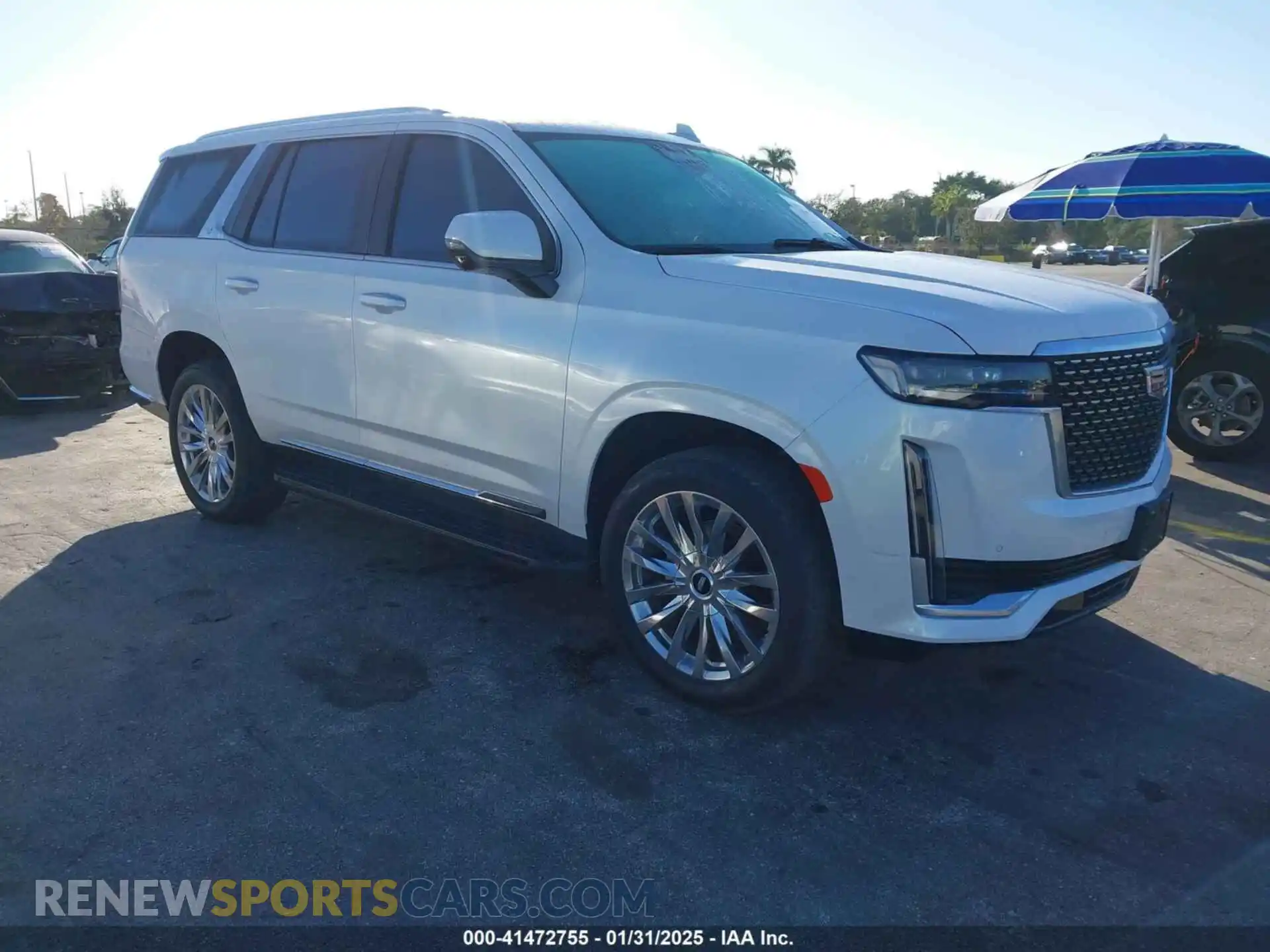 1 Photograph of a damaged car 1GYS3BKL0MR401935 CADILLAC ESCALADE 2021