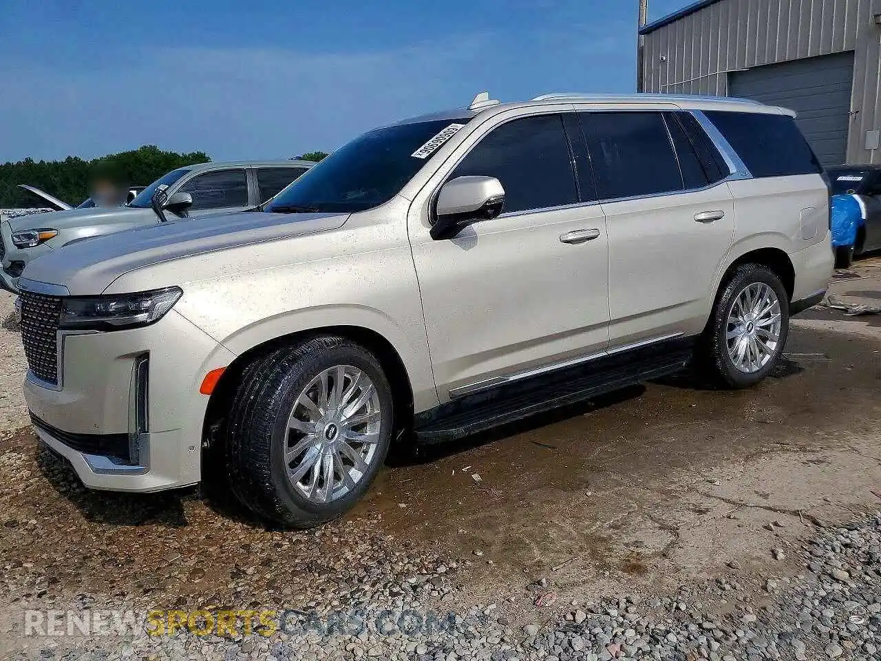 1 Photograph of a damaged car 1GYS3CKL4MR218205 CADILLAC ESCALADE 2021