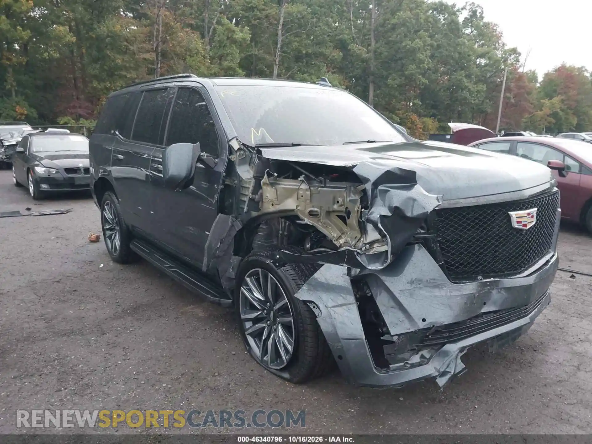 1 Photograph of a damaged car 1GYS3EKL8MR215254 CADILLAC ESCALADE 2021