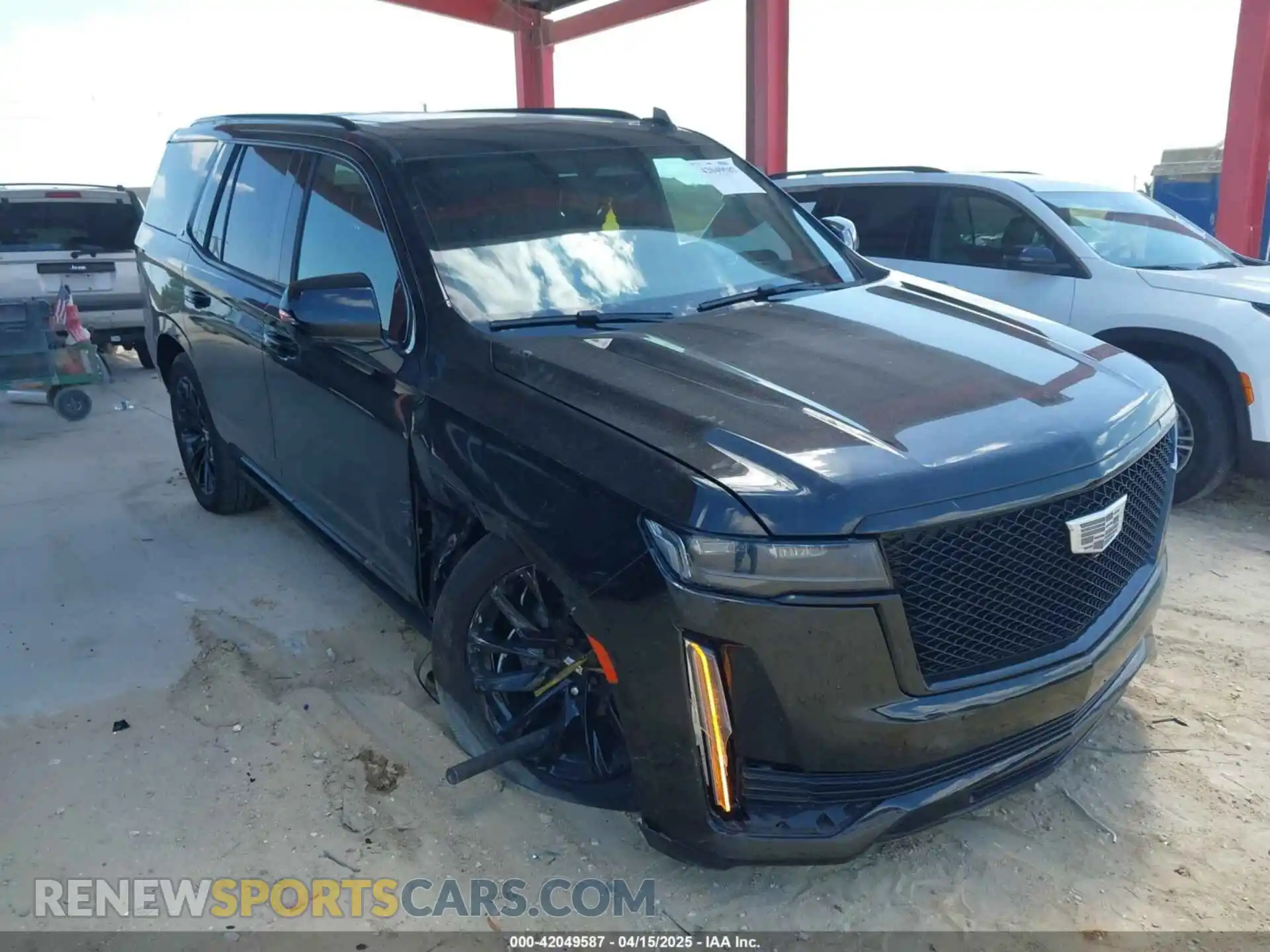 1 Фотография поврежденного автомобиля 1GYS3FKL3MR216155 CADILLAC ESCALADE 2021