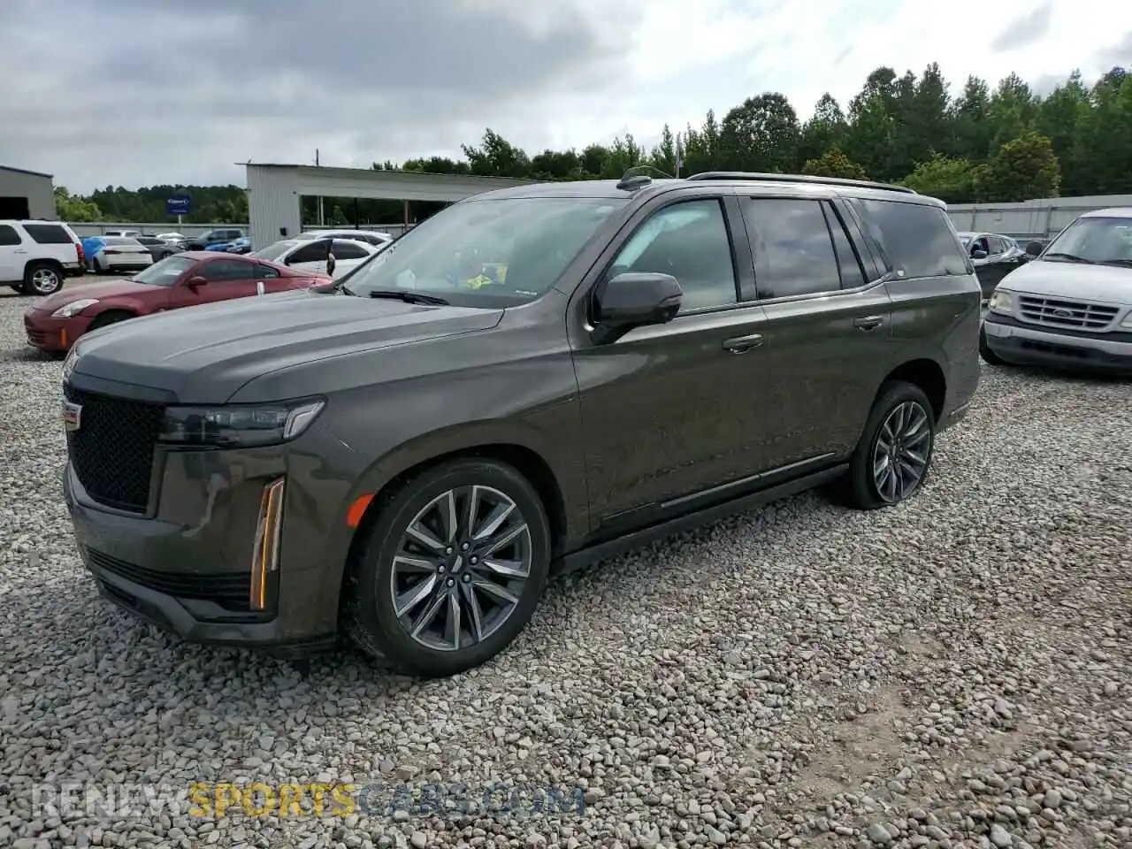 1 Photograph of a damaged car 1GYS3FKL7MR432882 CADILLAC ESCALADE 2021