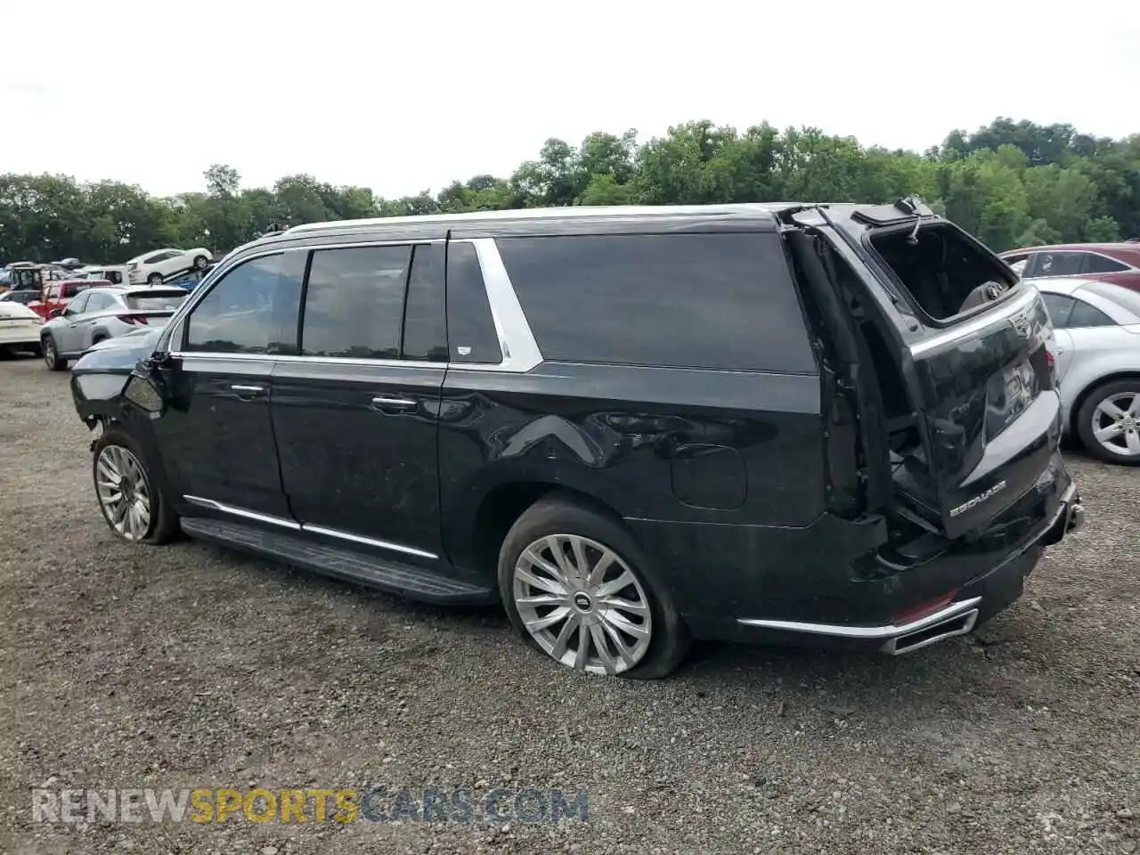 2 Photograph of a damaged car 1GYS3JKLXMR369358 CADILLAC ESCALADE 2021