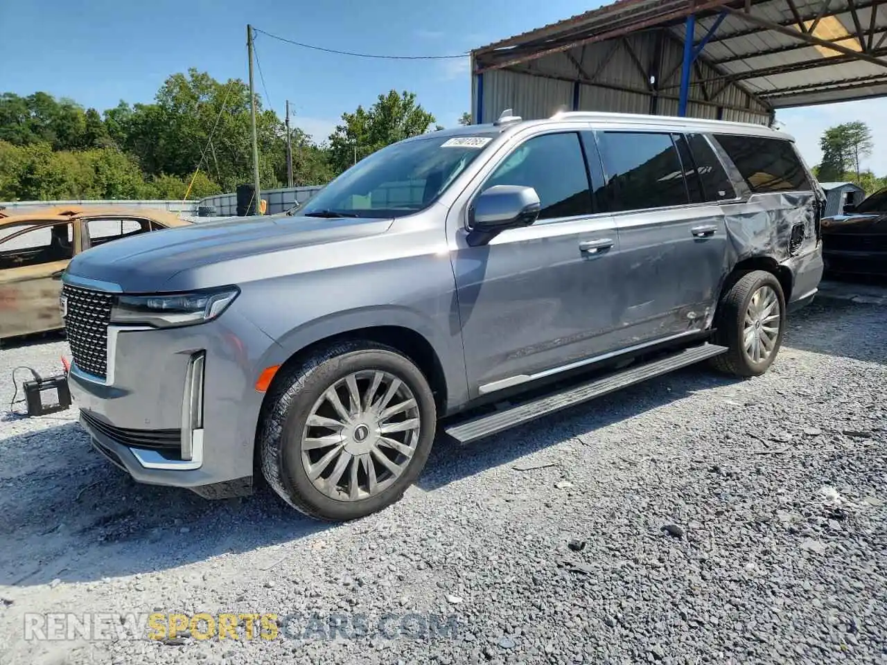 1 Photograph of a damaged car 1GYS3LKL8MR211211 CADILLAC ESCALADE 2021