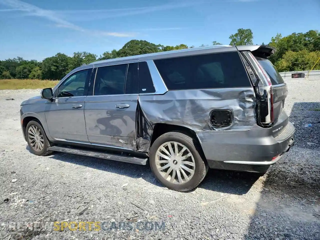 2 Photograph of a damaged car 1GYS3LKL8MR211211 CADILLAC ESCALADE 2021