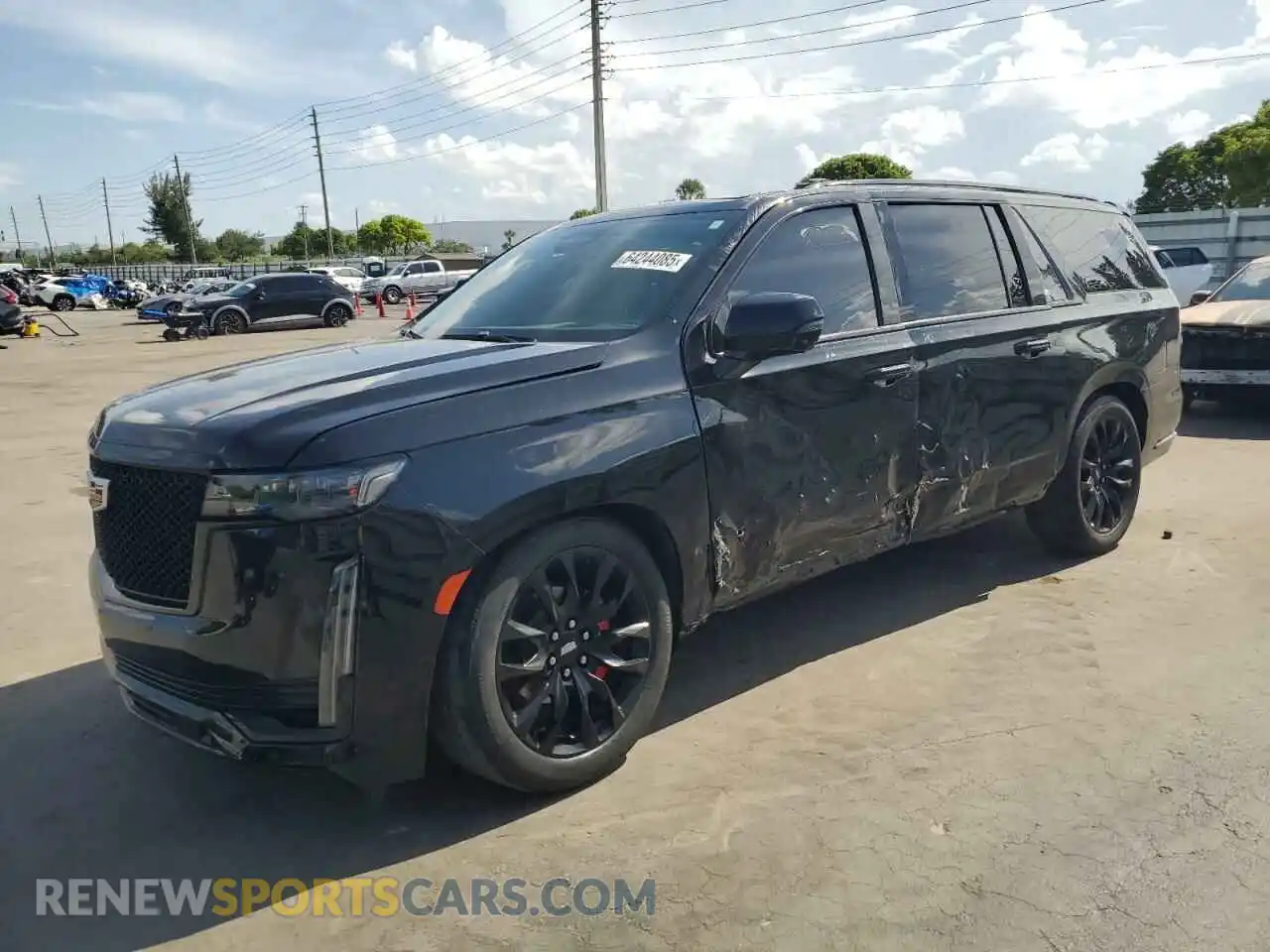 1 Photograph of a damaged car 1GYS3RKL5MR312788 CADILLAC ESCALADE 2021