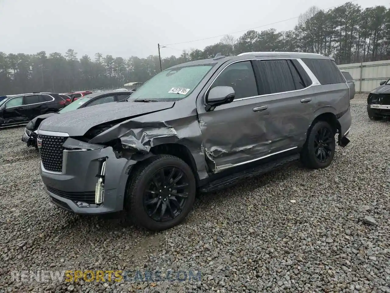 1 Photograph of a damaged car 1GYS4BKL1MR445245 CADILLAC ESCALADE 2021