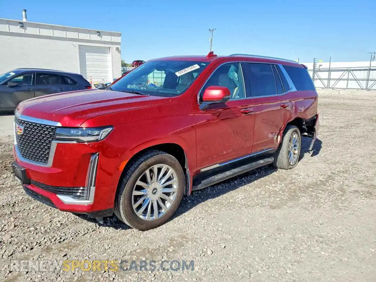 1 Фотография поврежденного автомобиля 1GYS4BKL3MR440774 CADILLAC ESCALADE 2021