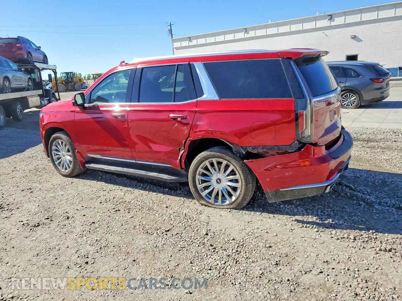 2 Фотография поврежденного автомобиля 1GYS4BKL3MR440774 CADILLAC ESCALADE 2021