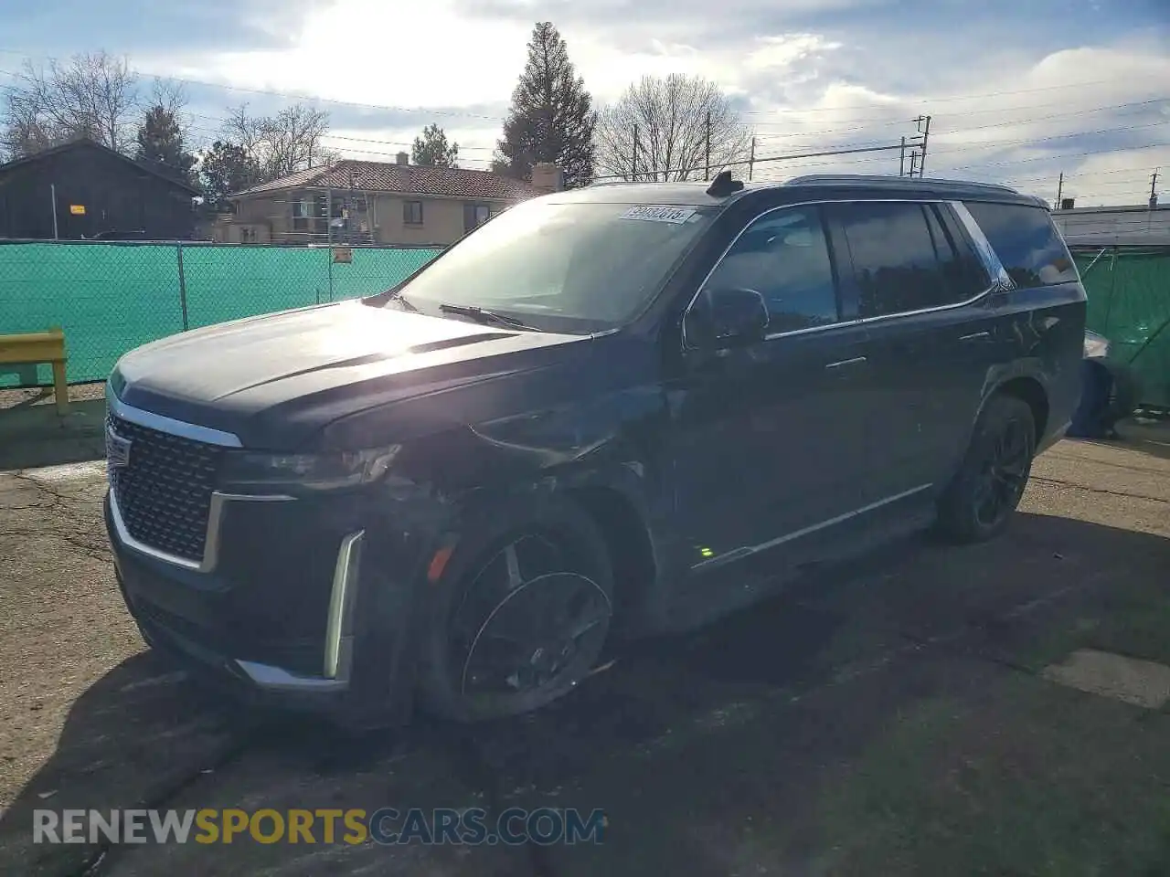 1 Photograph of a damaged car 1GYS4BKL8MR375730 CADILLAC ESCALADE 2021